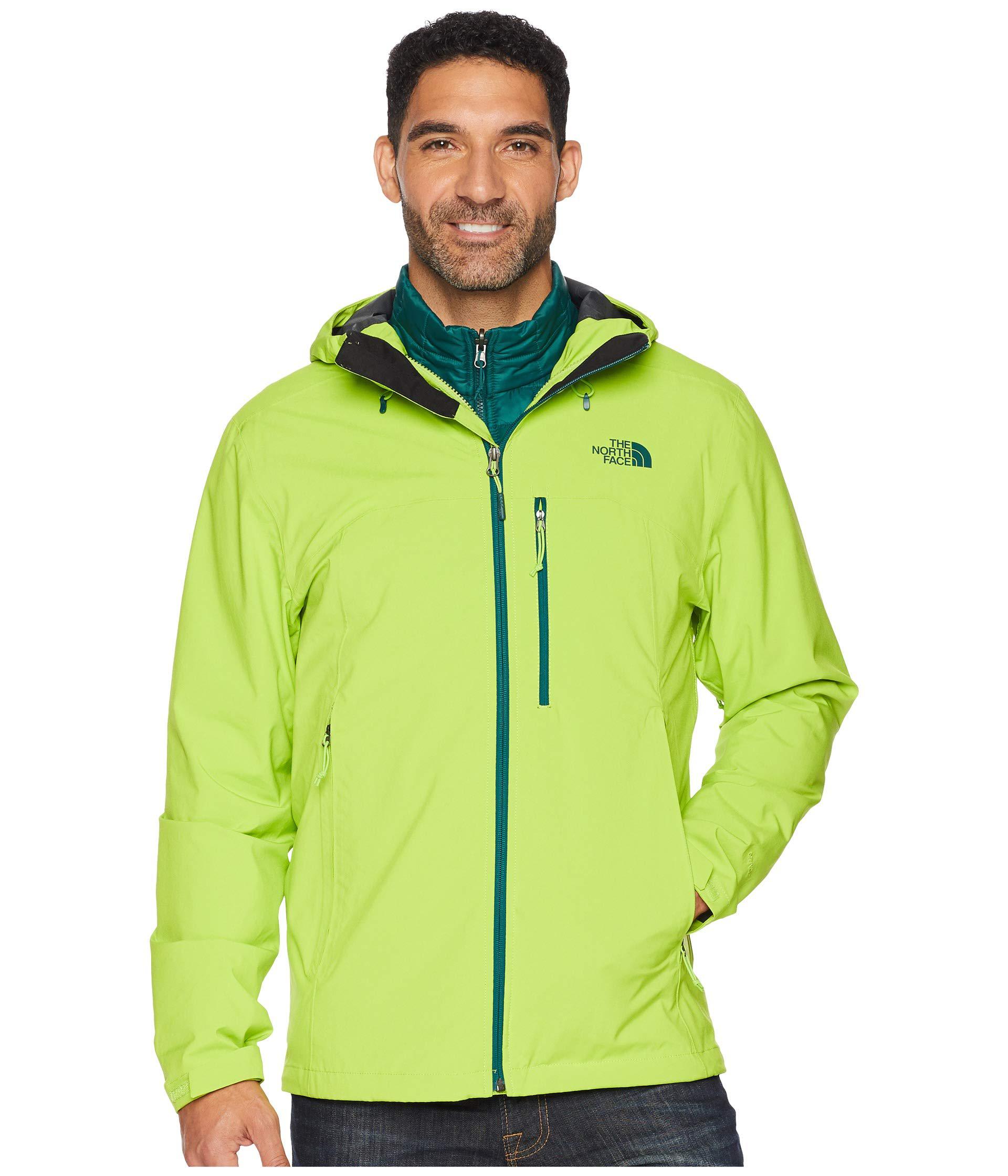 north face lime green jacket