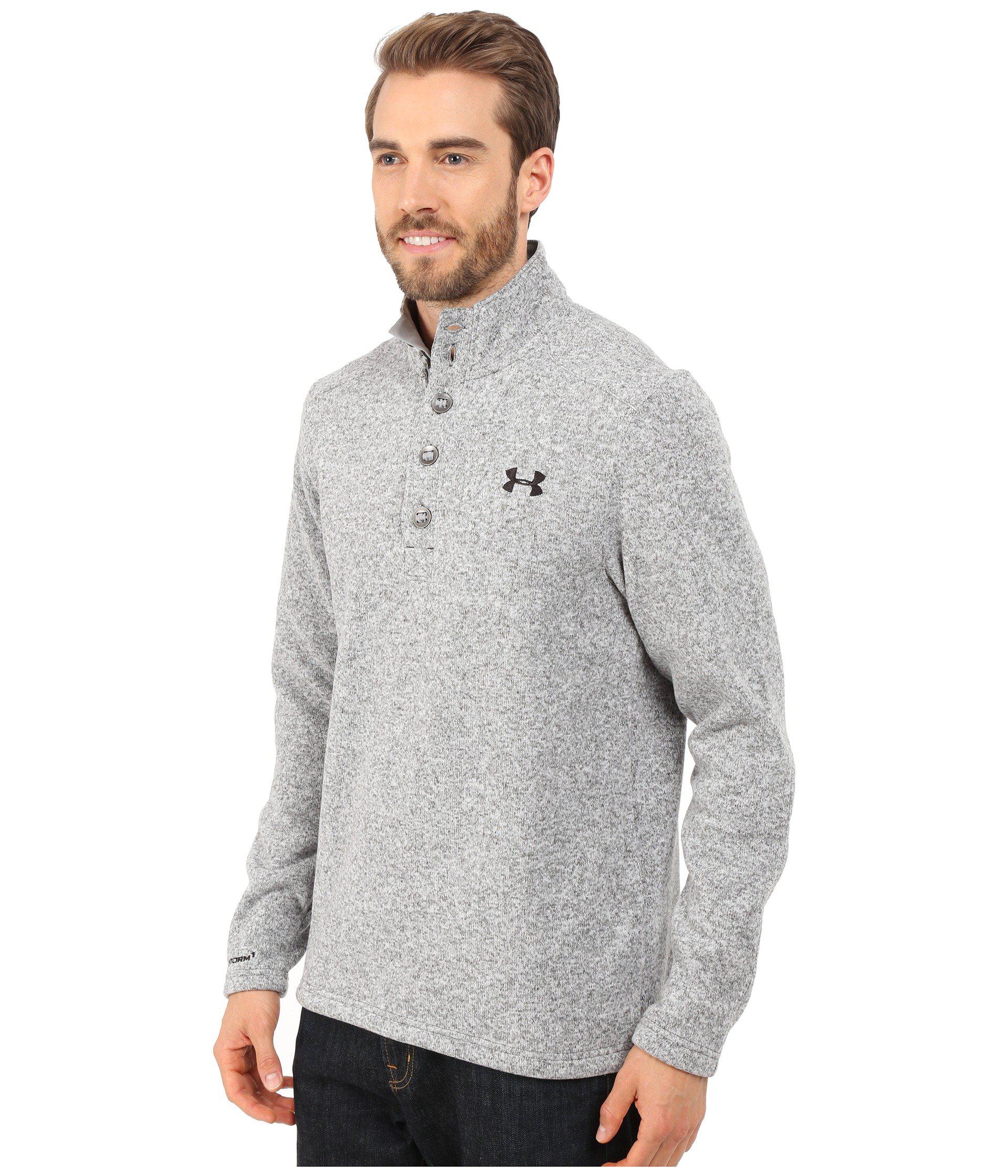Under Armour Specialist Storm Sweater in Gray for Men | Lyst