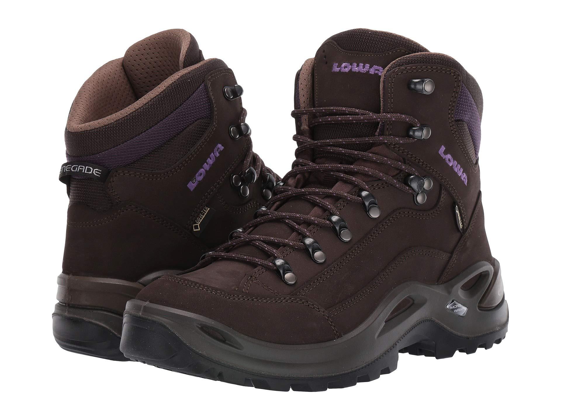 Lowa Leather Renegade Gtx Mid Ws in Brown - Lyst