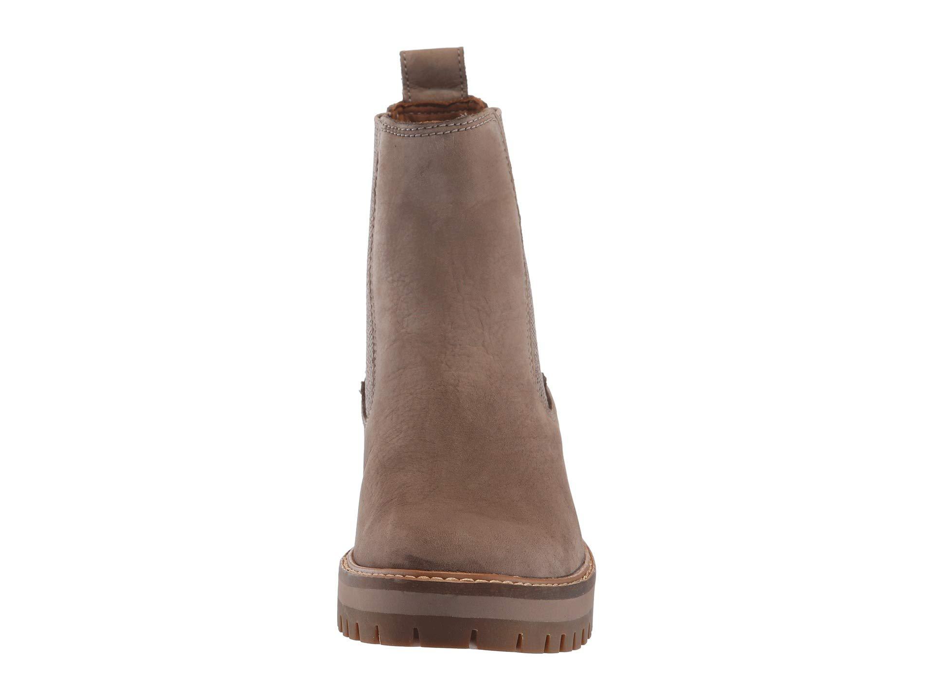 timberland courmayeur valley chelsea boots grey