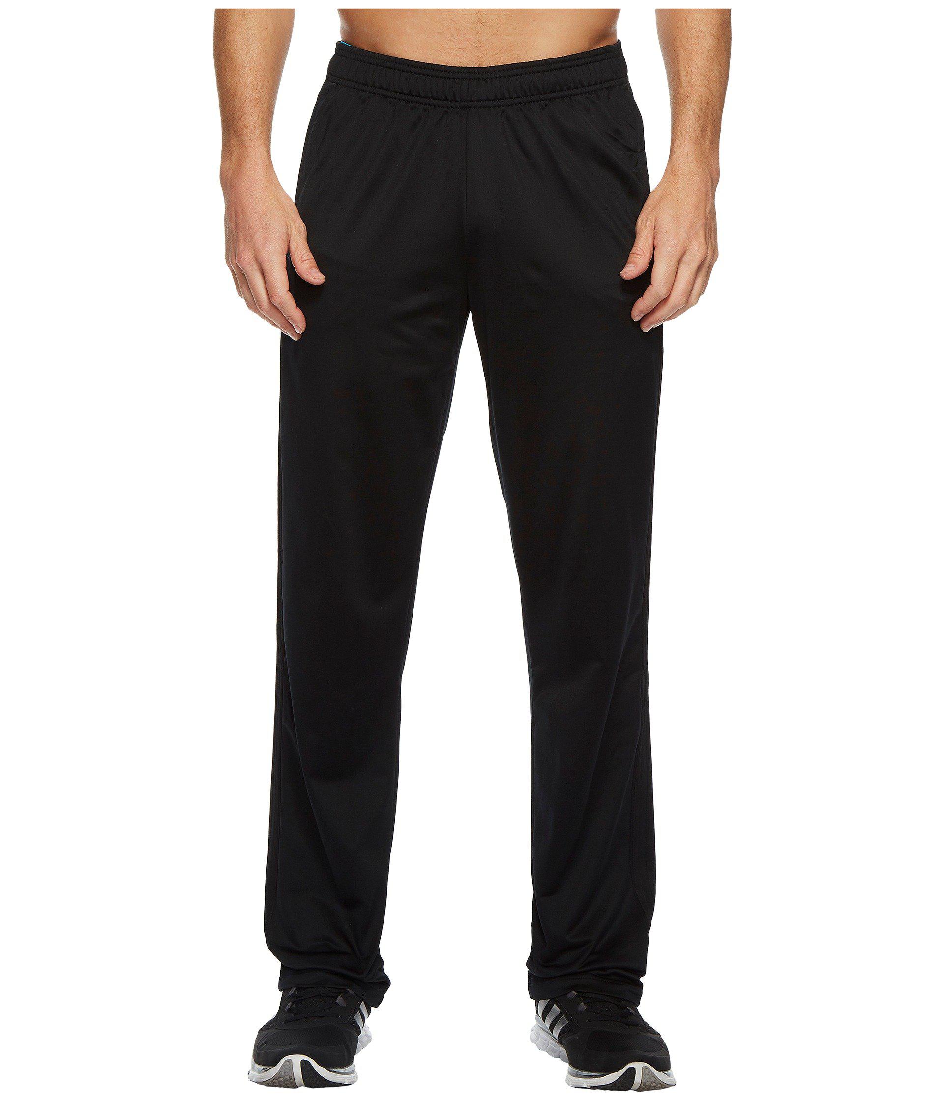 adidas Synthetic Essentials 3-stripes Regular Fit Tricot Pants (black ...