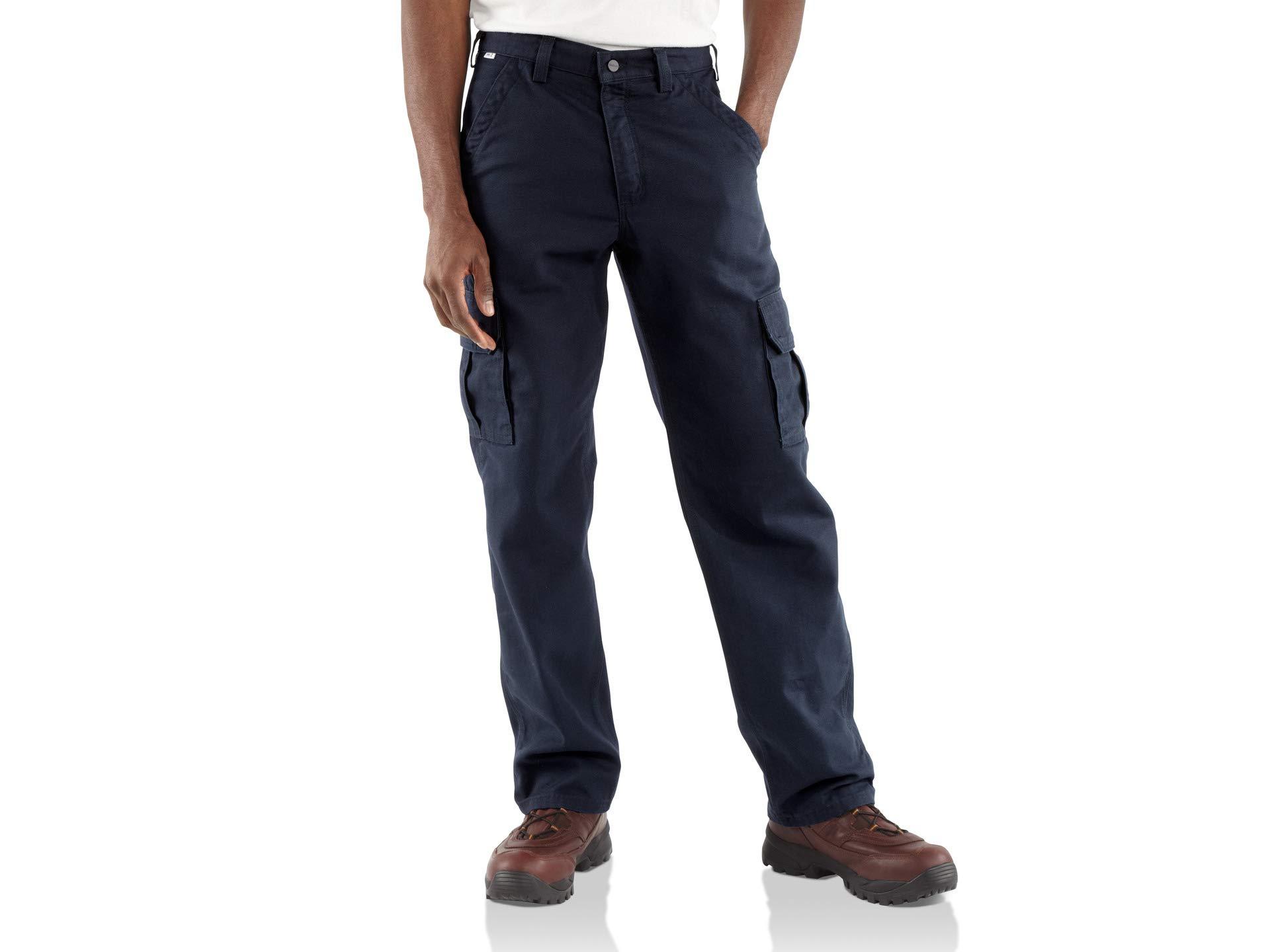 Carhartt Flame-resistant Canvas Cargo Pants in Navy (Blue) for Men