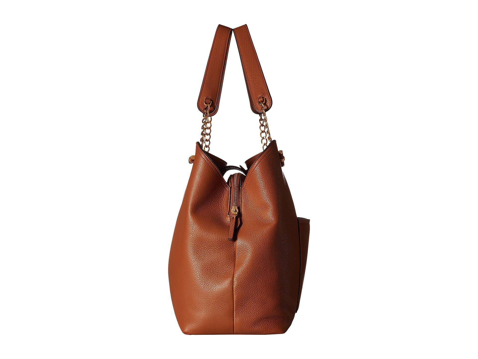 chelsea slouchy leather shoulder tote bag