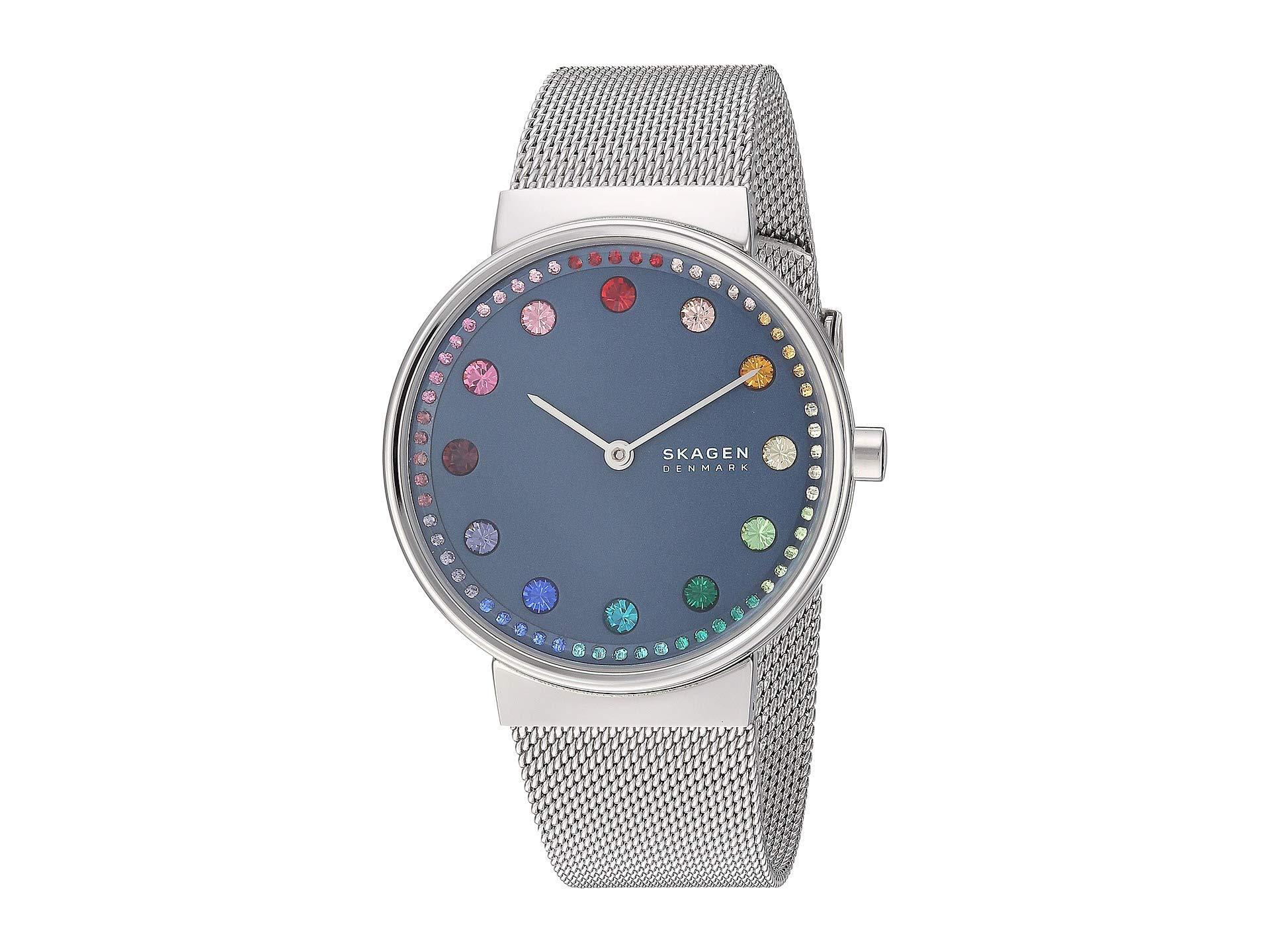 Skagen Annelie Steel-mesh Watch - Skw2835 in Blue | Lyst