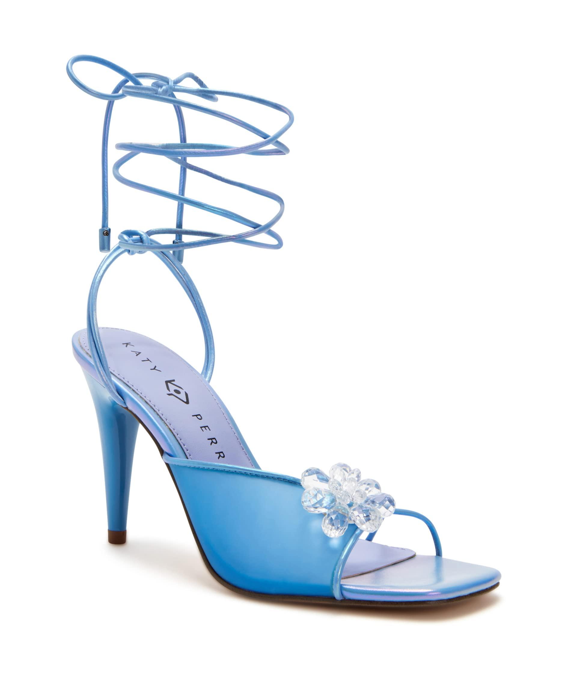 Katy Perry The Vivvian Flower Sandal in Blue Lyst