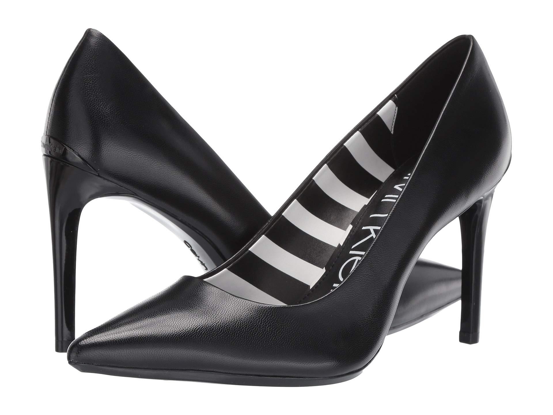 calvin klein black high heels