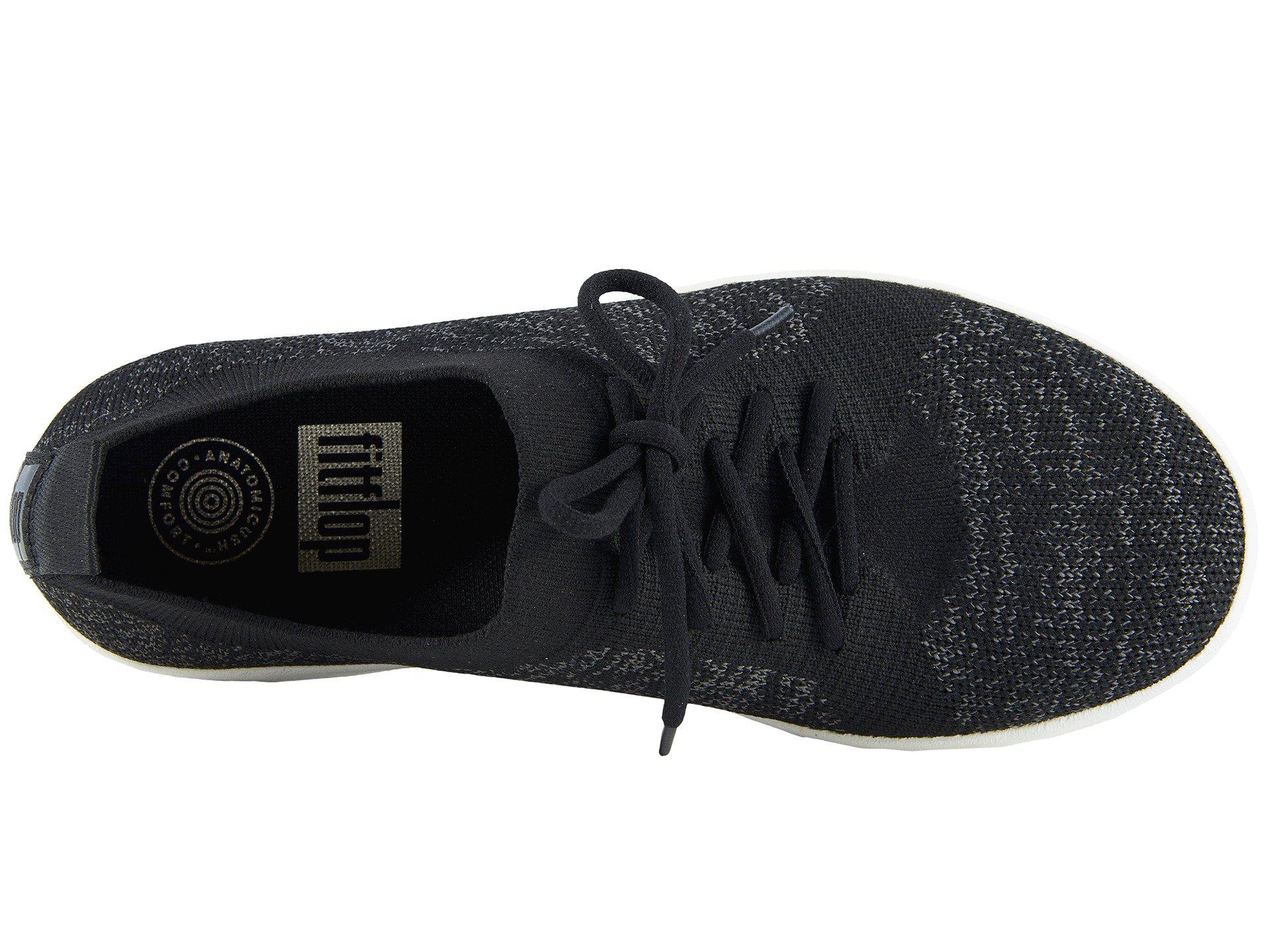 black f sporty uberknit
