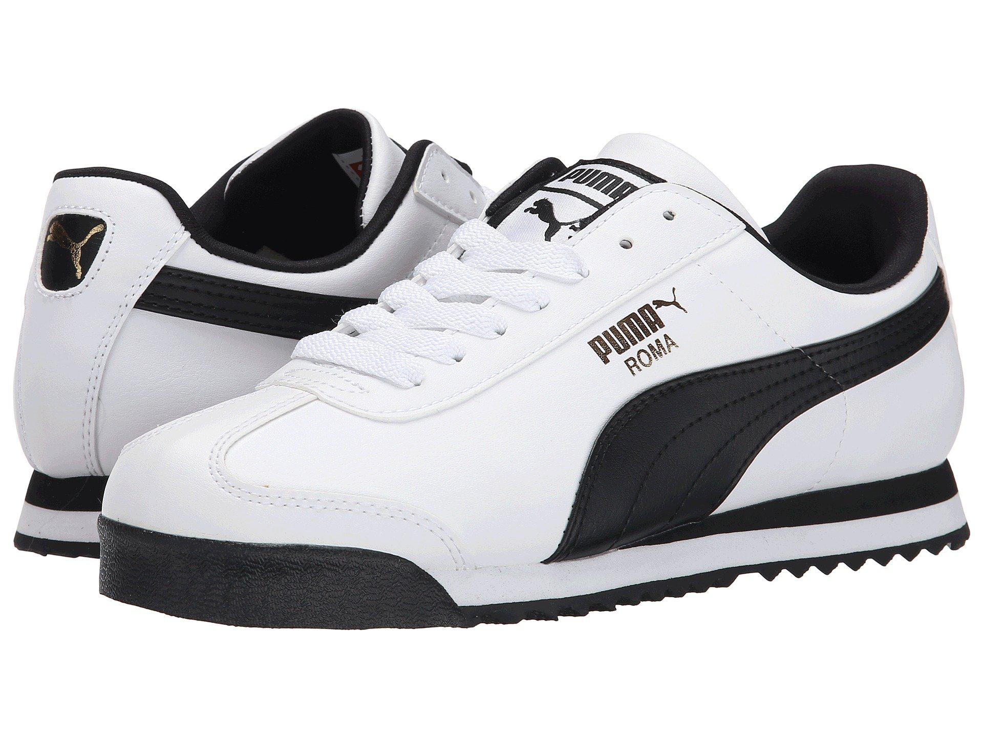 Lyst - Puma Roma Basic (black/black) Men's Shoes in White for Men