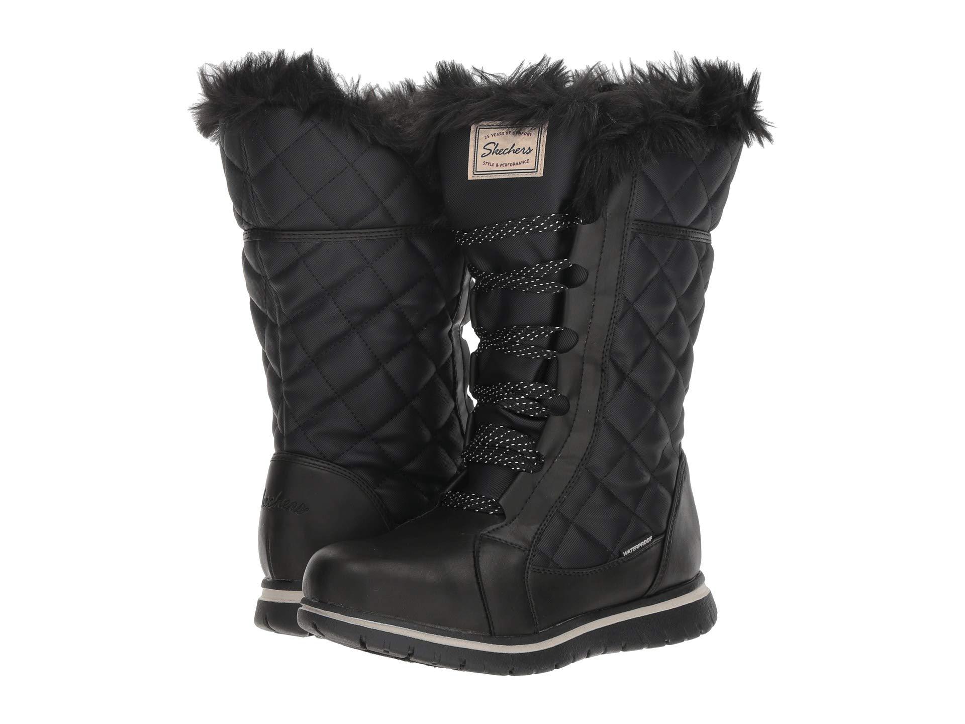 skechers quilted boots