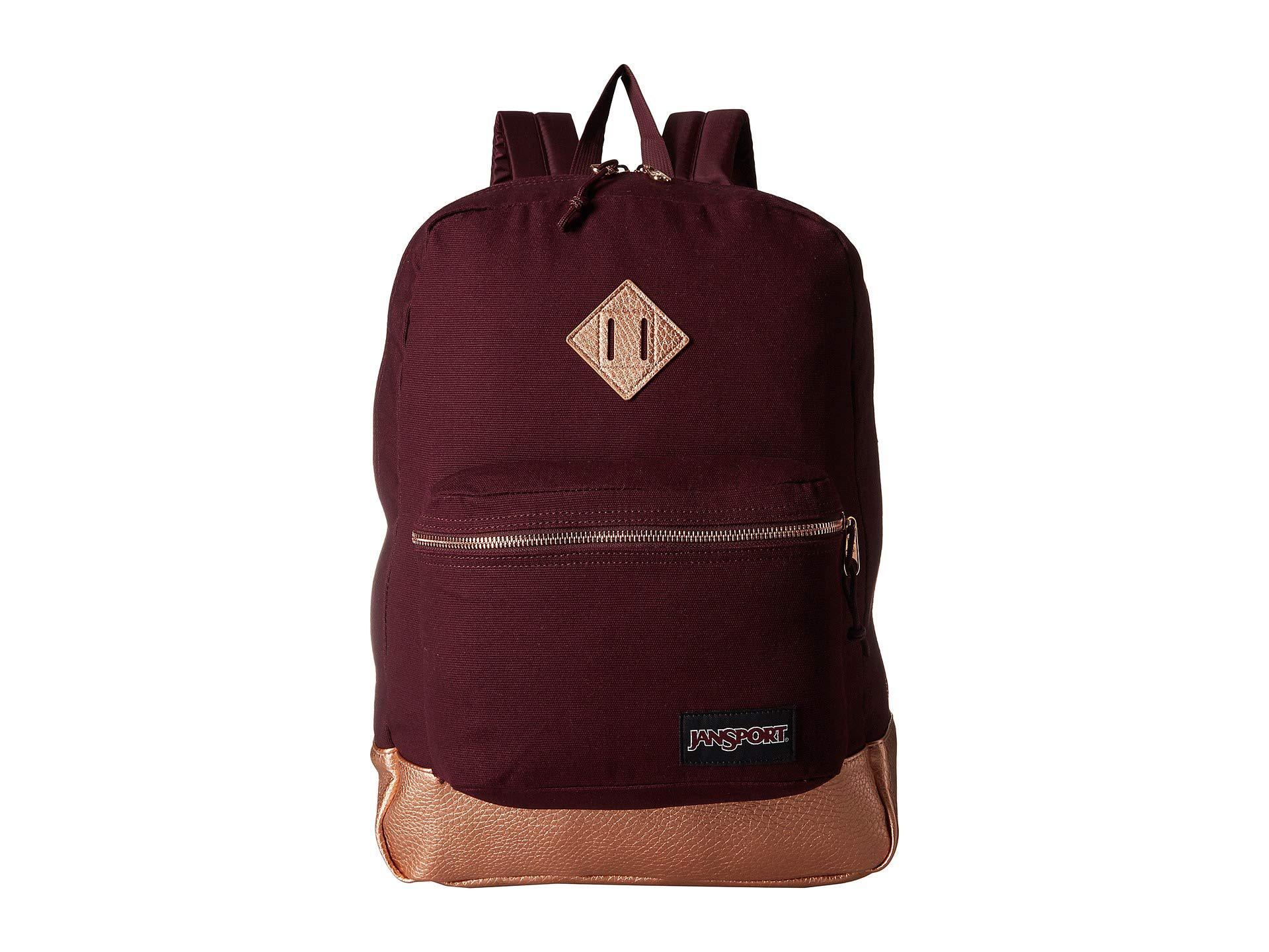 satin jansport backpack