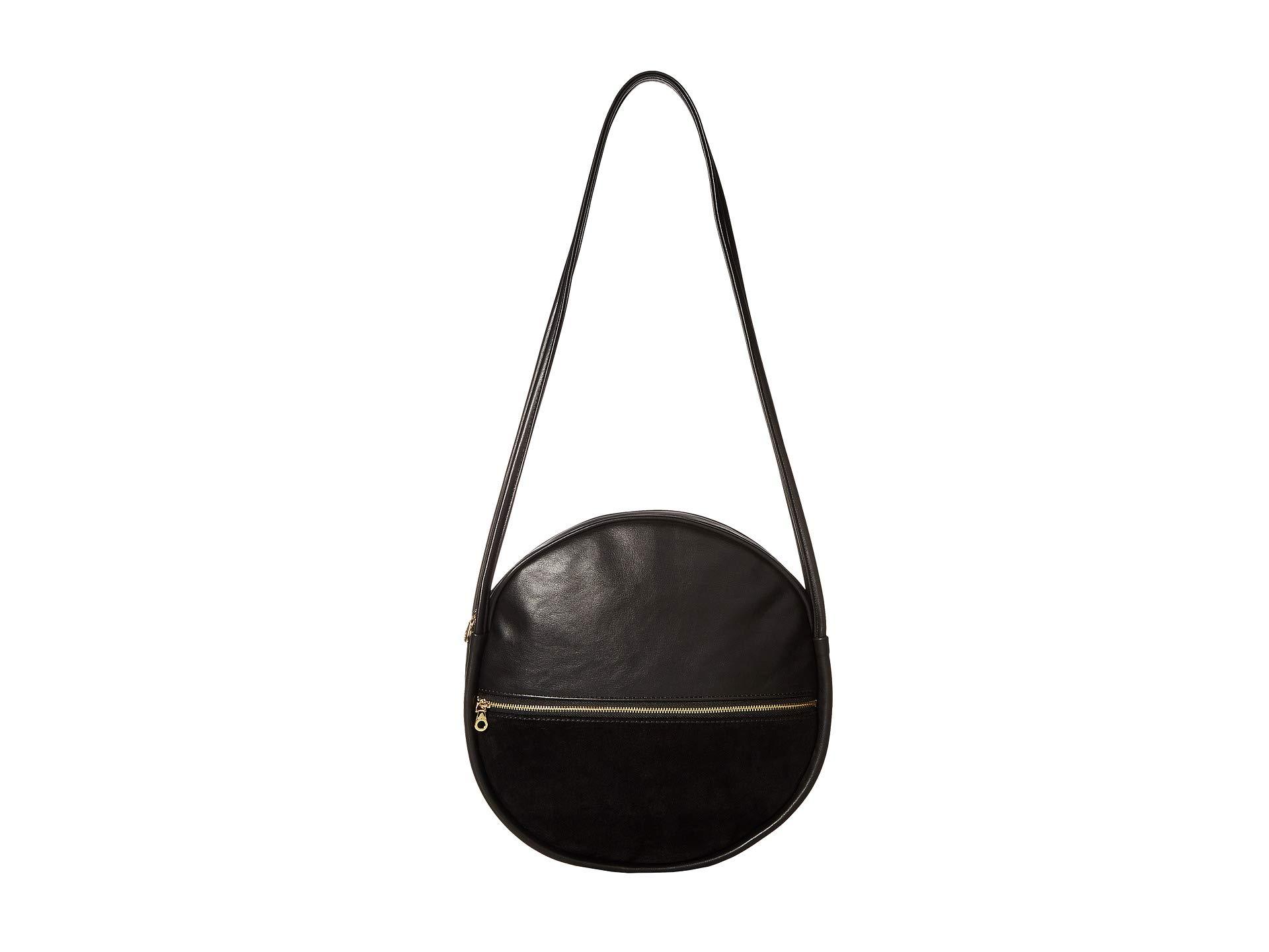 black circle handbag