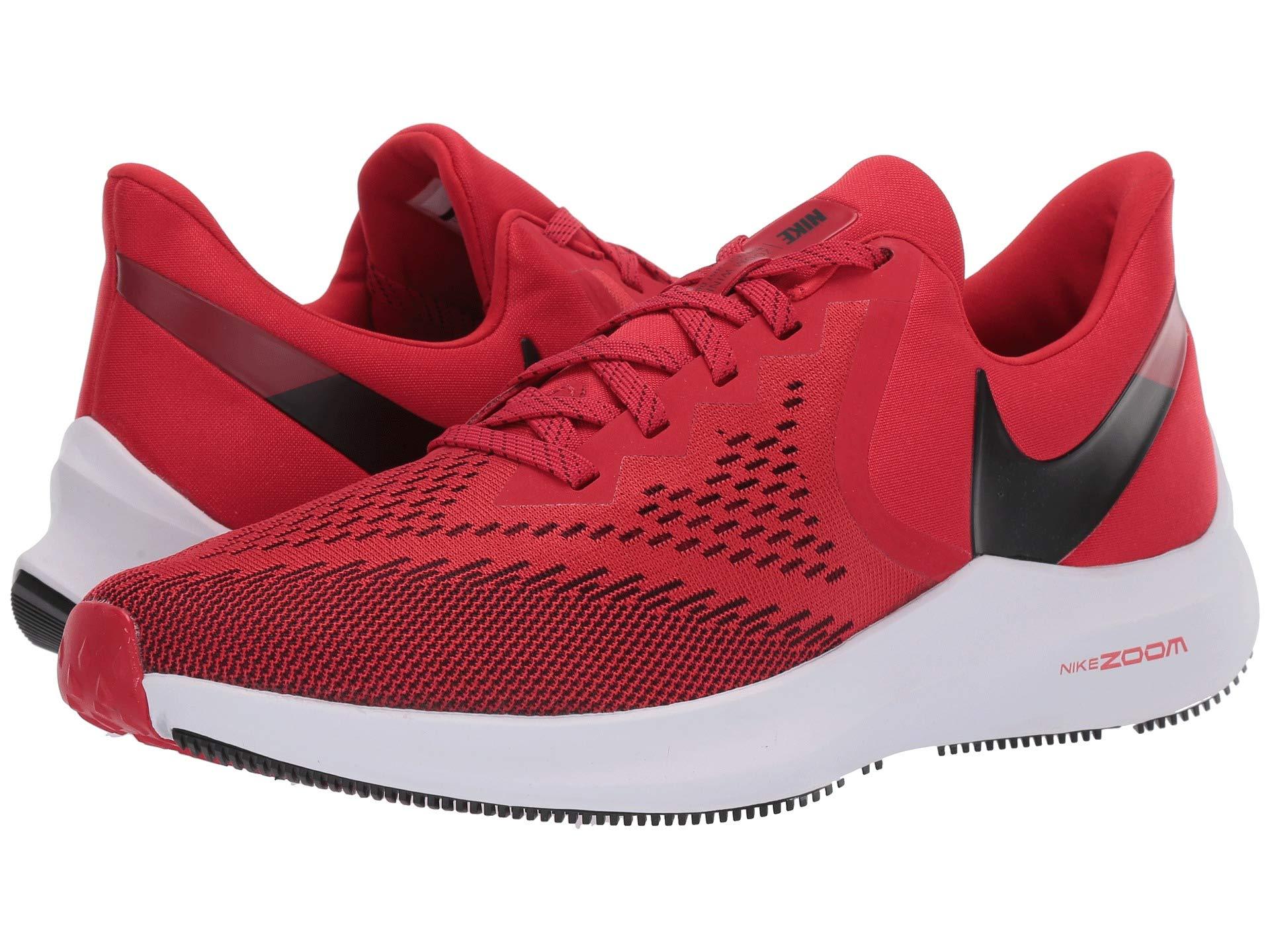 Nike Rubber Air Zoom Winflo 6 in Red 