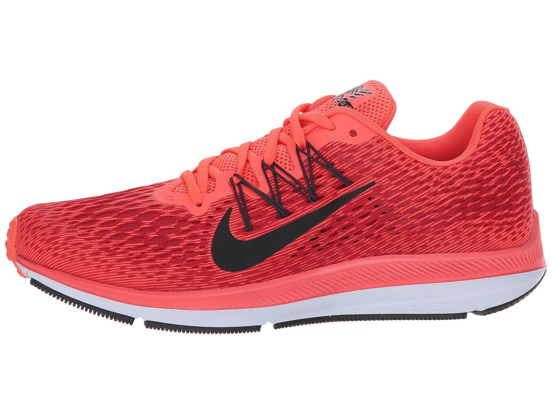 Nike Rubber S Zoom Winflo 5 Running Shoes in Red | Lyst