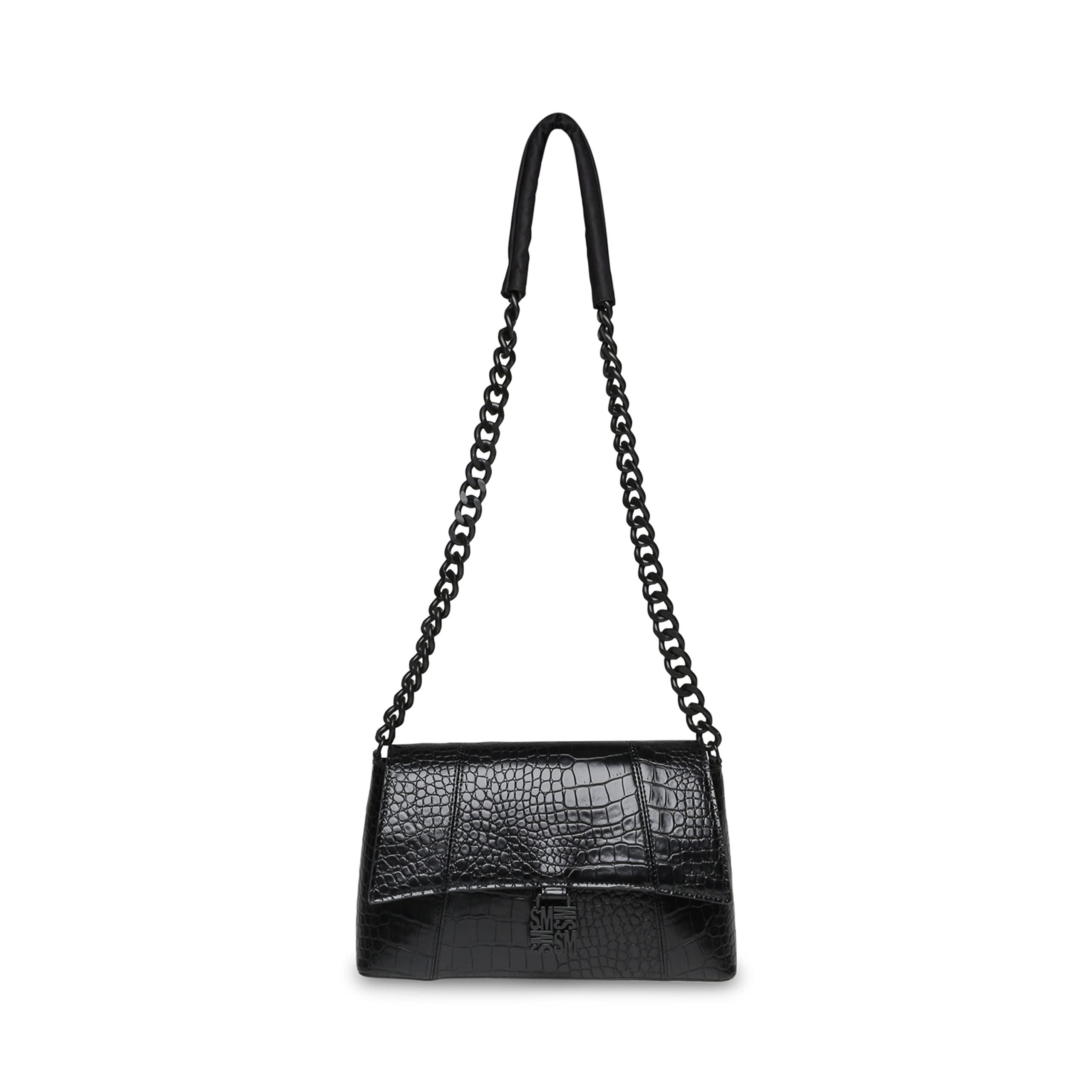 Steve Madden Alessa Croco Shoulder Bag in Black Lyst