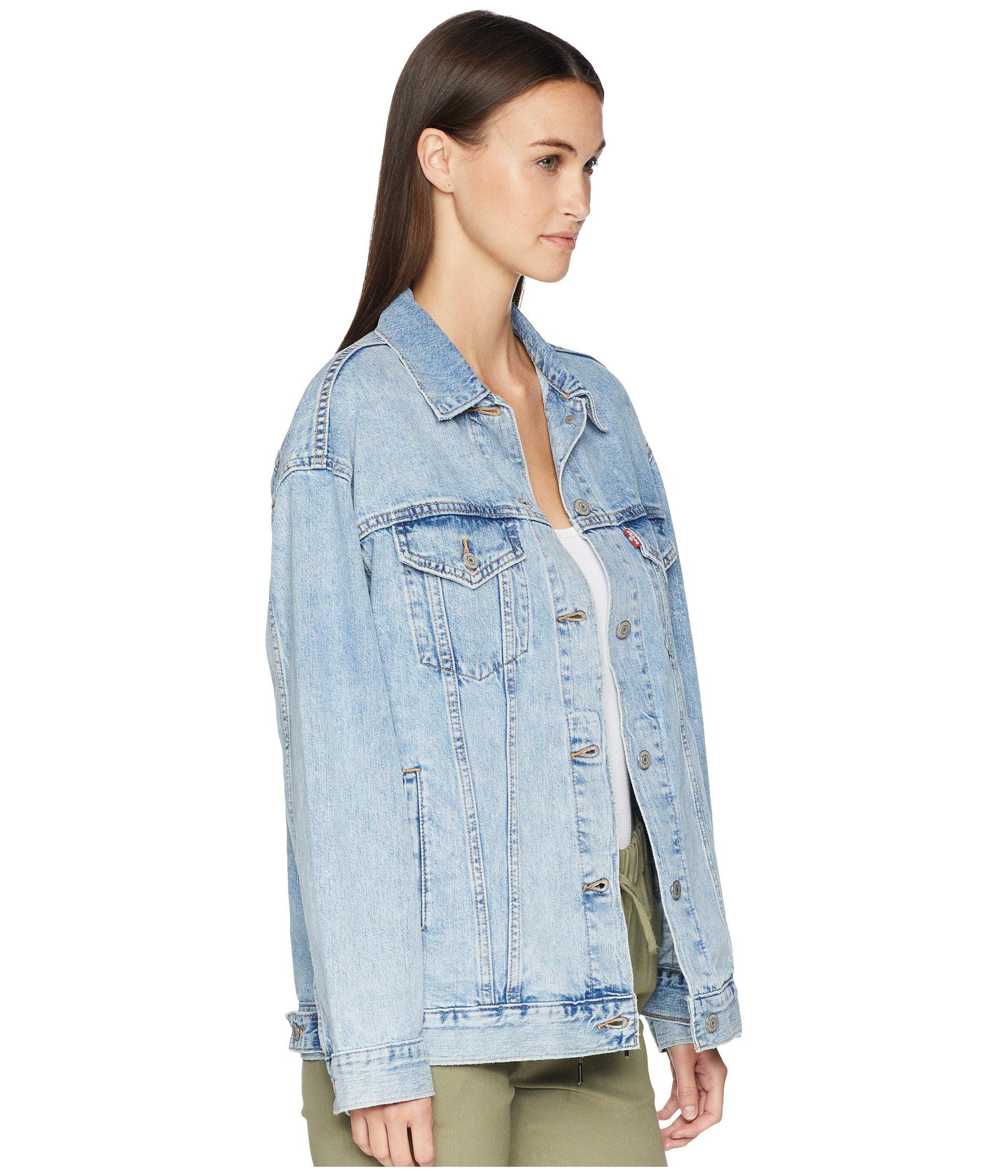 levi's patchwork baggy trucker