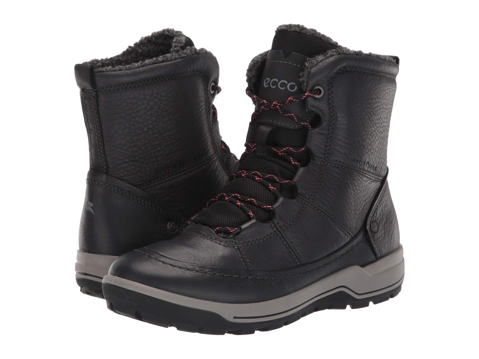 Ecco Leather Trace Lite Mid Hydromax Water-resistant Winter Snow Boot in  Black Nubuck (Black) - Lyst
