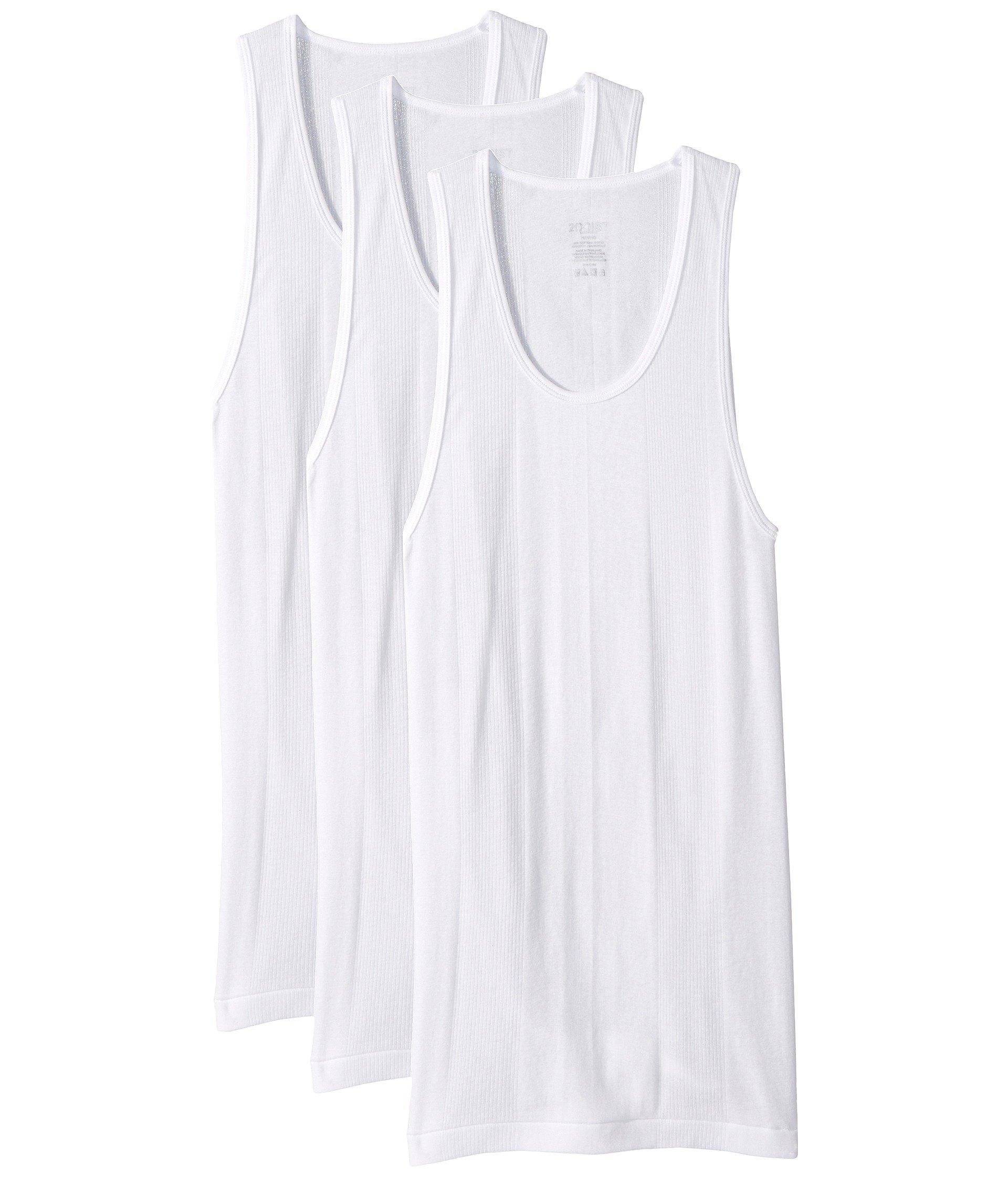 2xist Cotton 2(x)ist 3pack Essential Athletic Tank Top in White for
