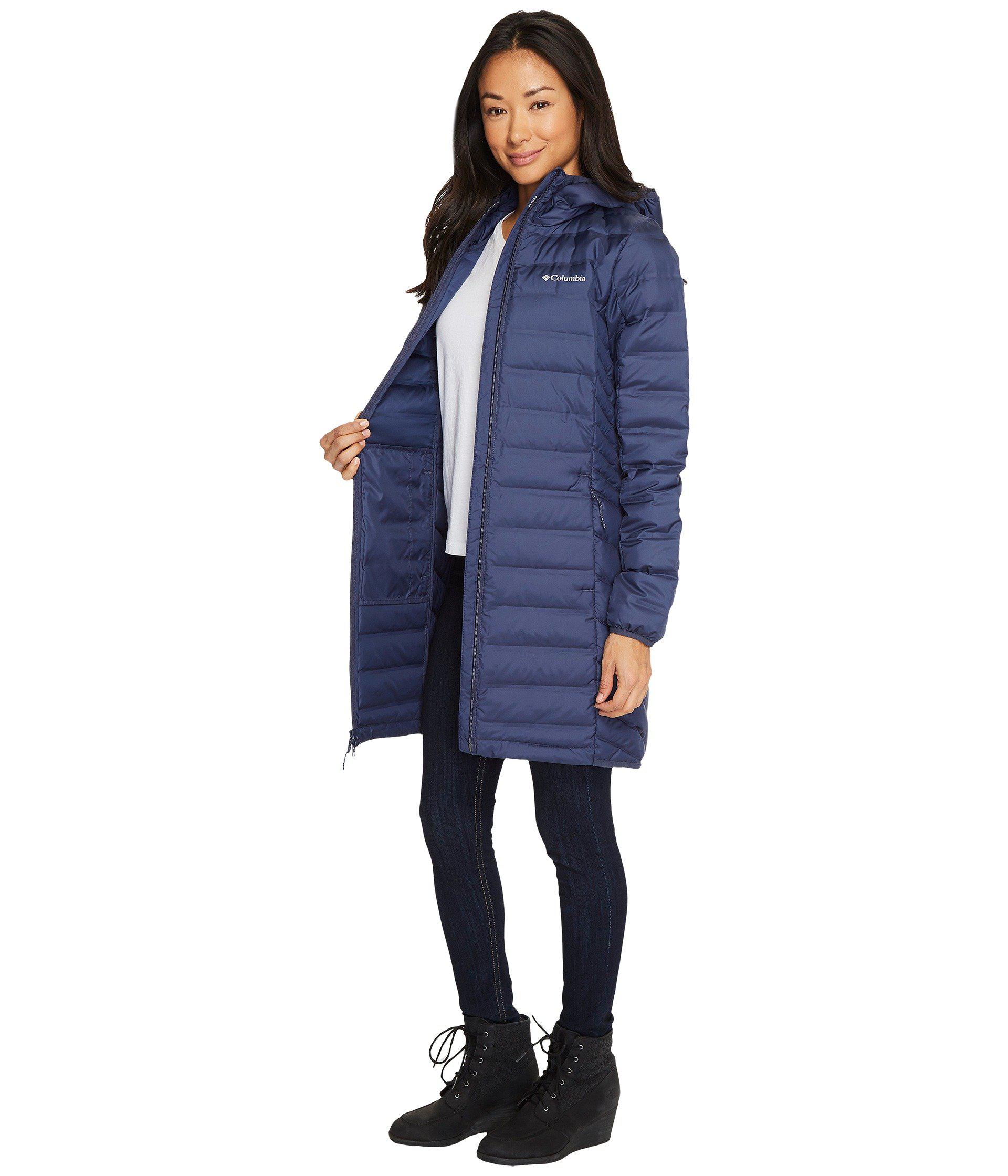 lake 22 long hooded down jacket