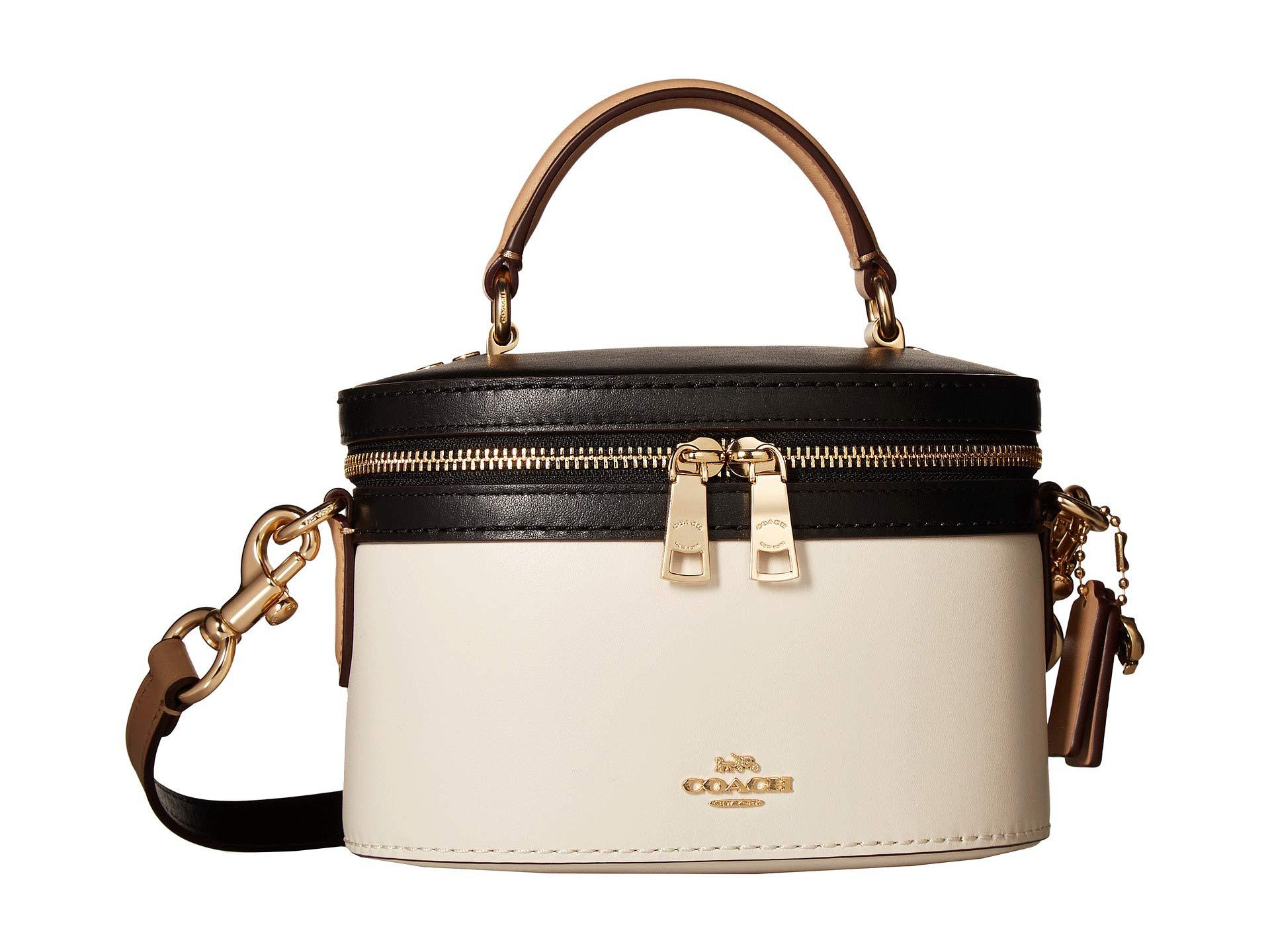 COACH Color Block Selena Trail Bag (gold/chalk Multi) Cross Body Handbags |  Lyst