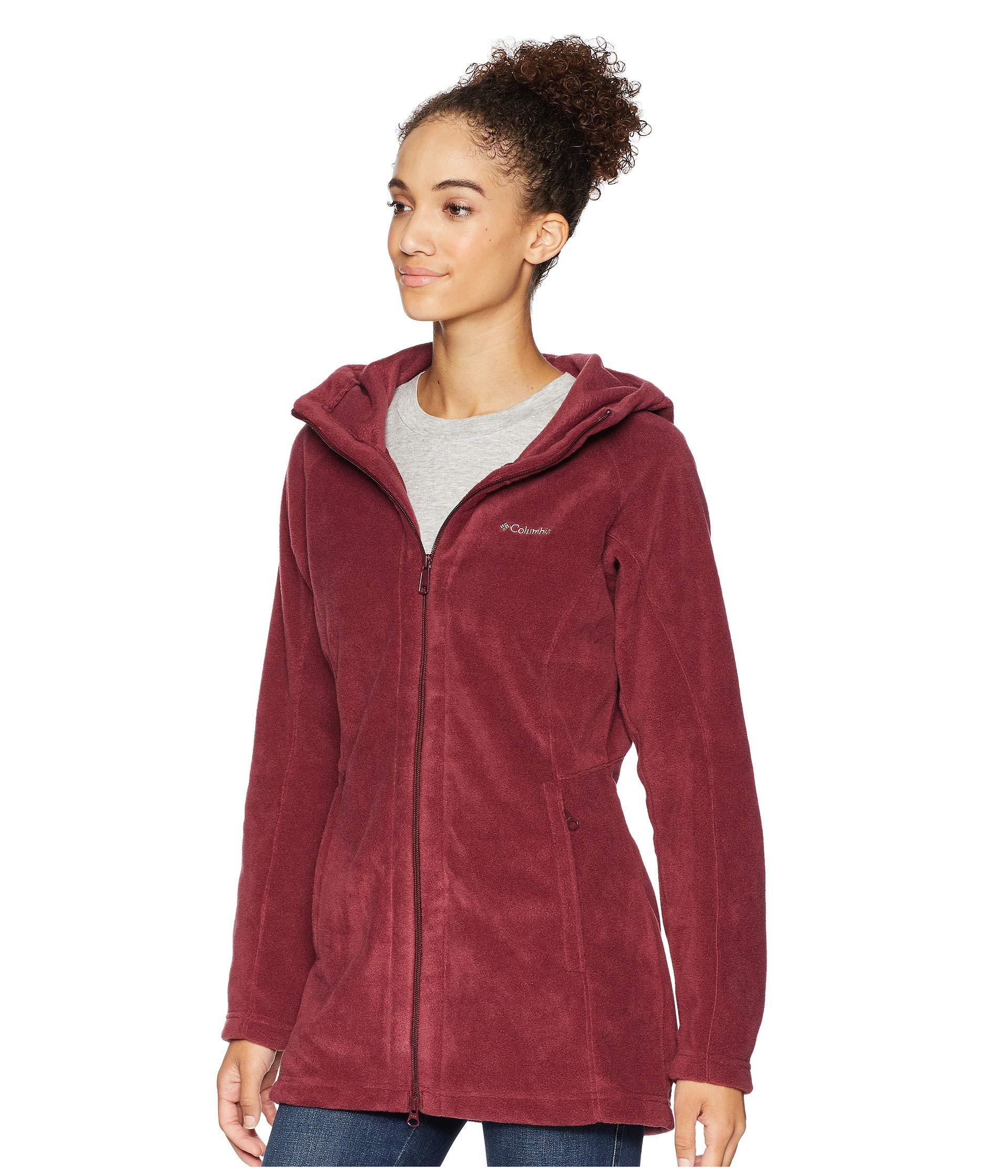 columbia benton springs ii long hoodie jacket