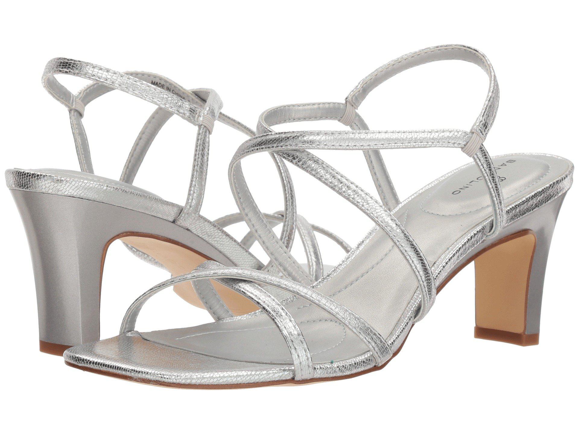 bandolino silver heels