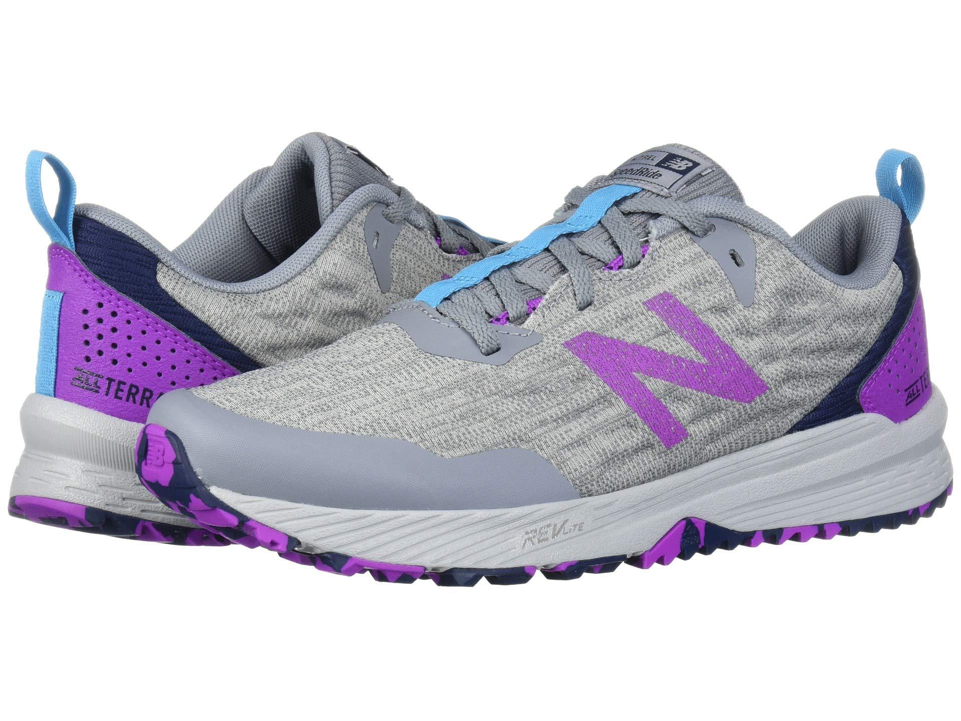 new balance womens nitrel v3 trail running shoes burgundy