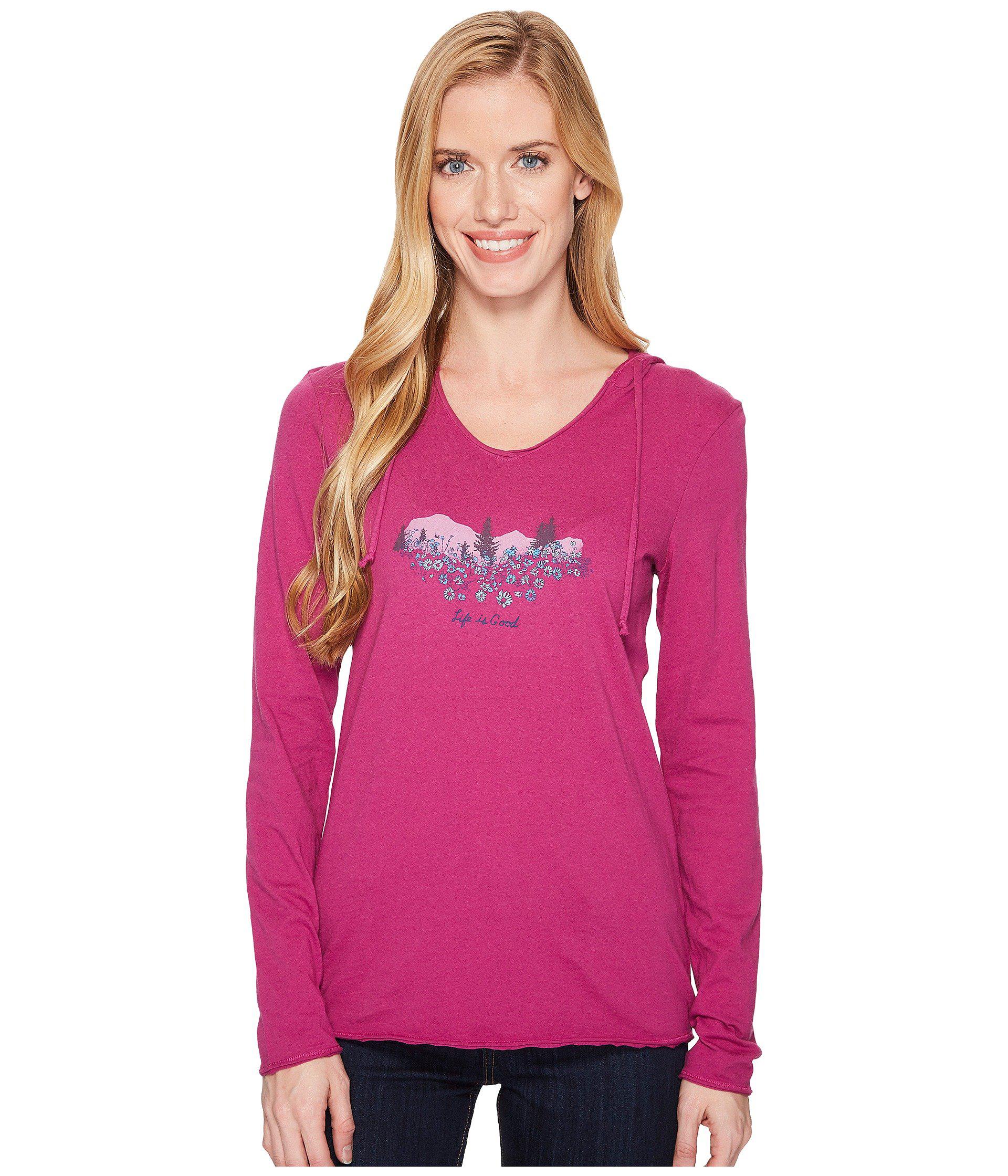 Life is Good Hooded Crusher Longsleeve Lig Stacked