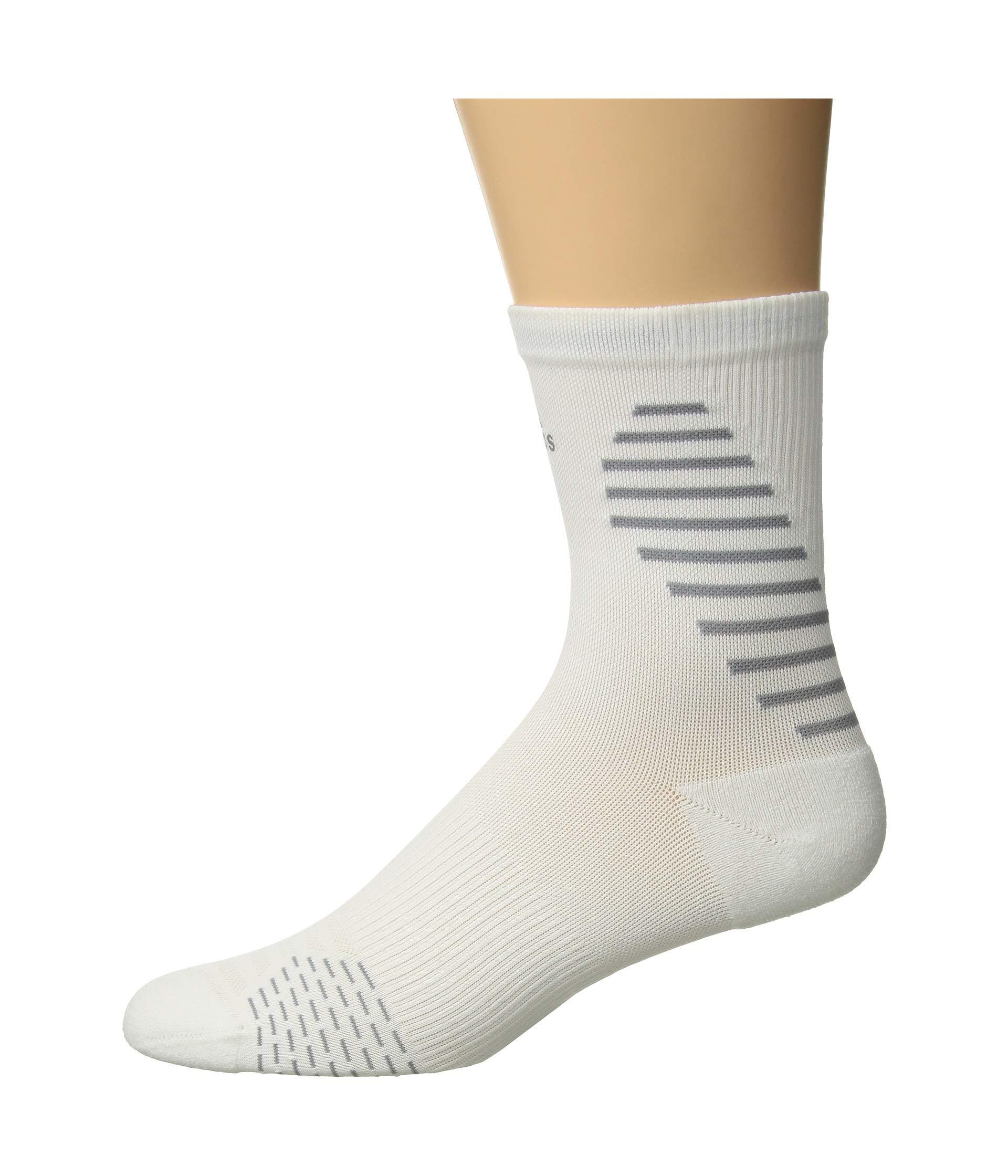 adidas Synthetic Running Midcrew Sock Single in White Lyst