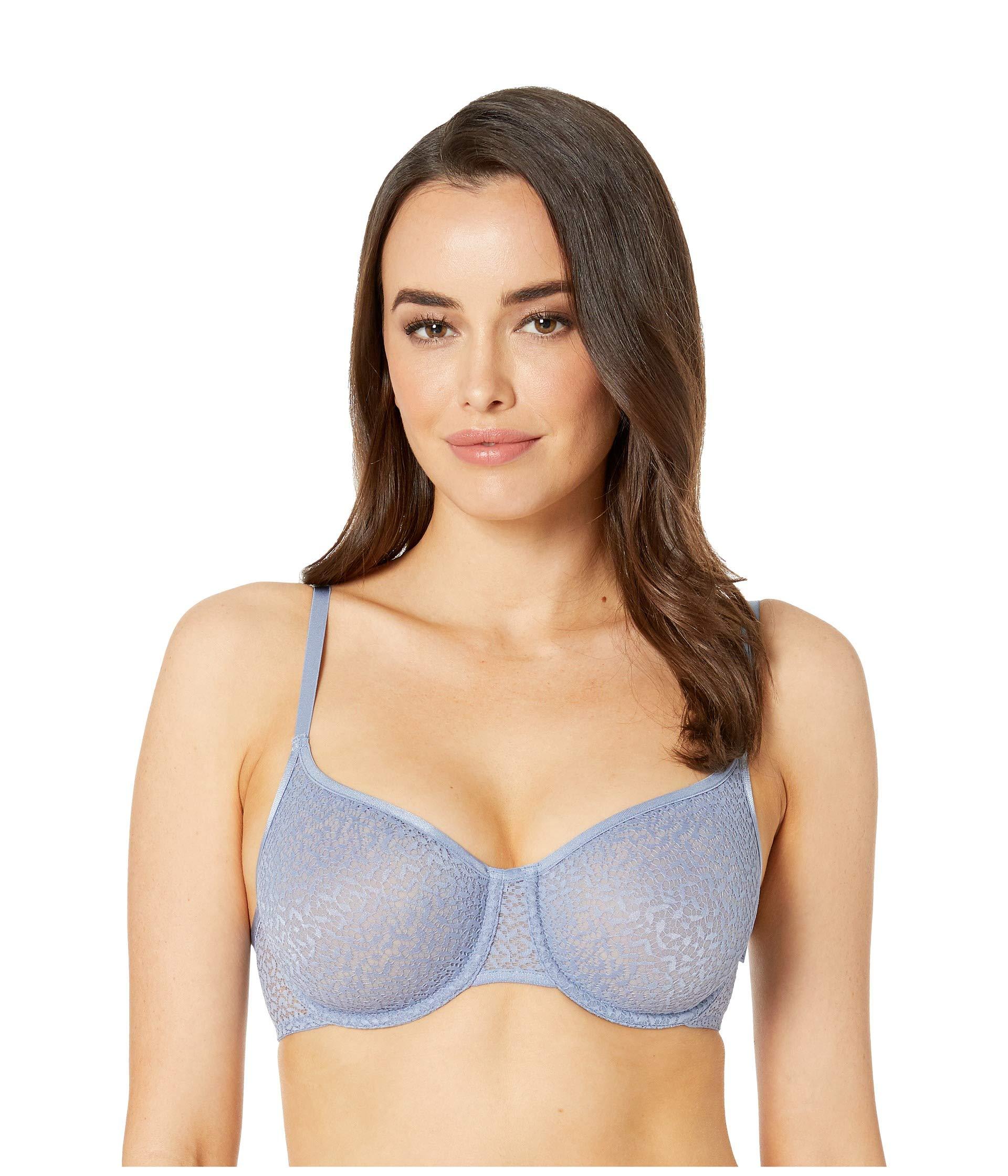 Women's DKNY DK4019 Modern Lace Unlined Underwire Bra (Guava 32A, Modern Lace Un