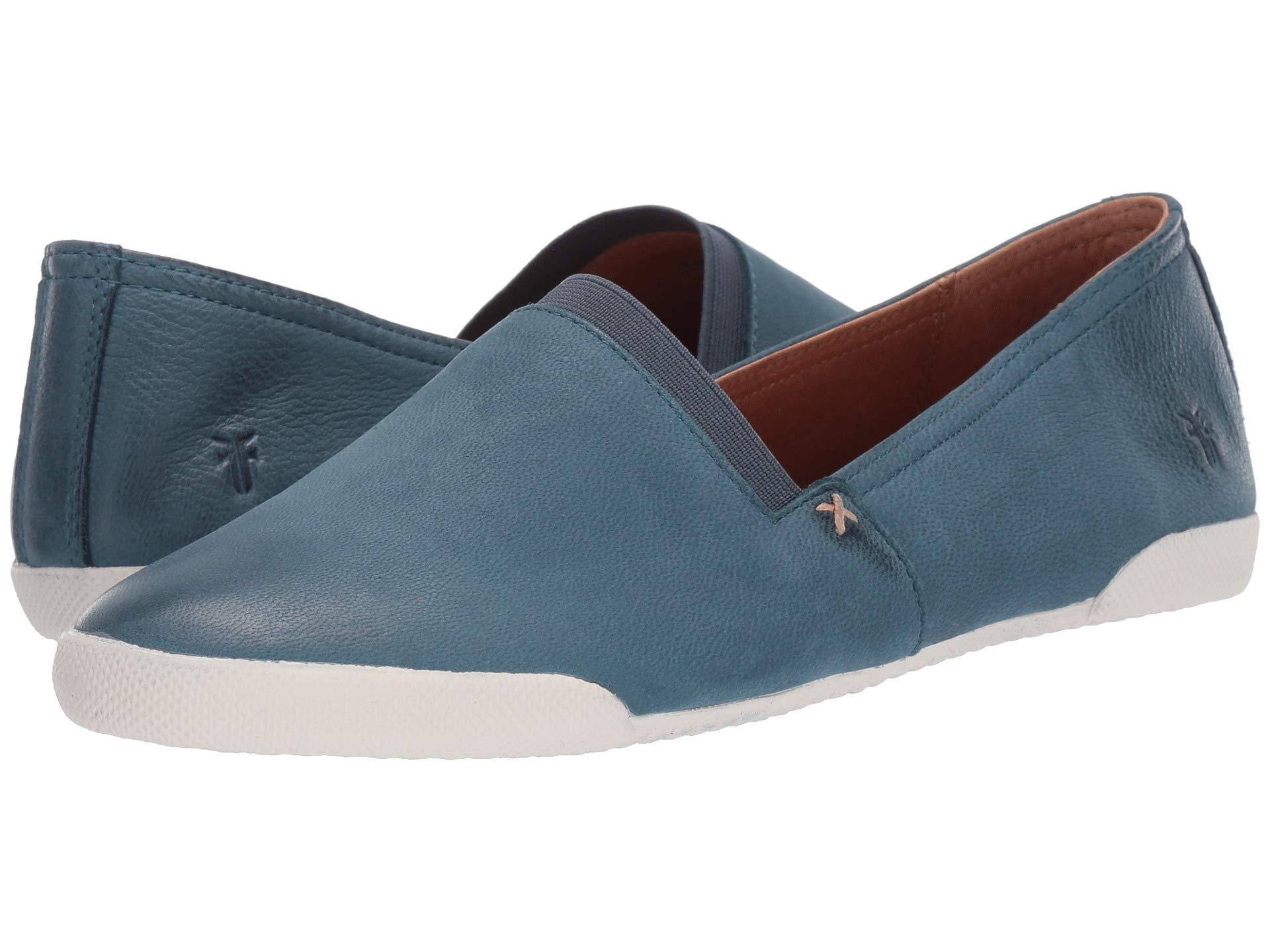 frye melanie slip on blue