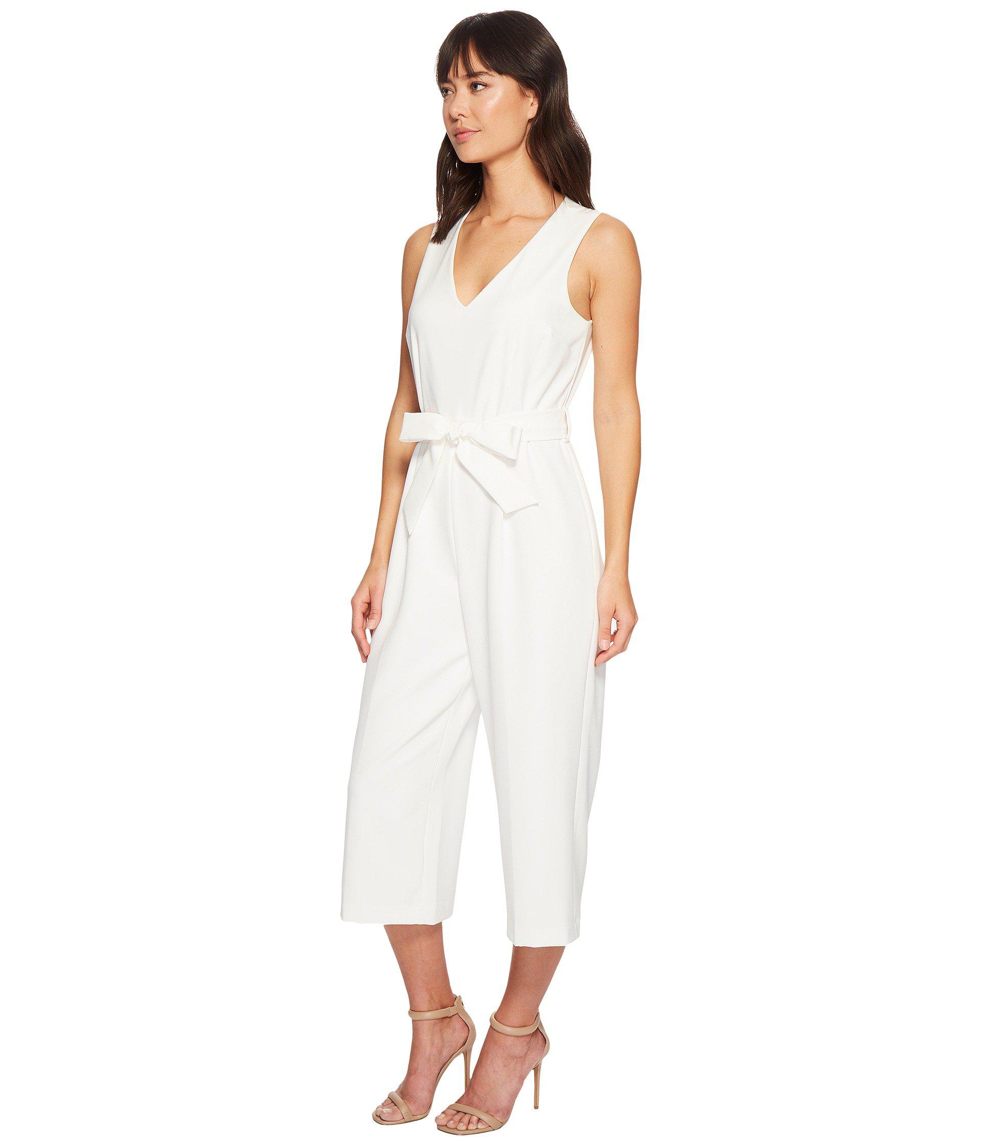 vince camuto ivory jumpsuit