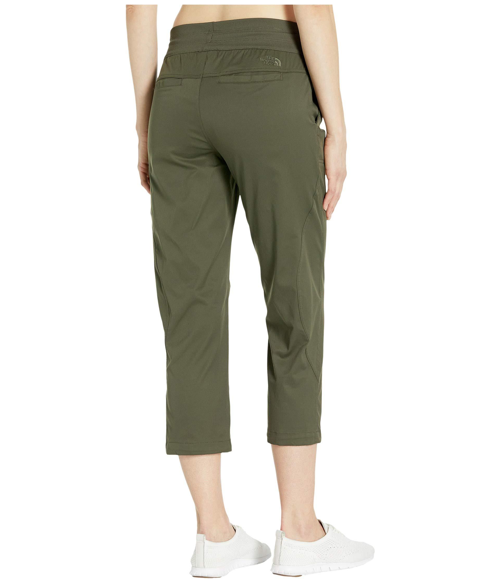 The North Face Synthetic Aphrodite Motion Capris in Brown - Lyst