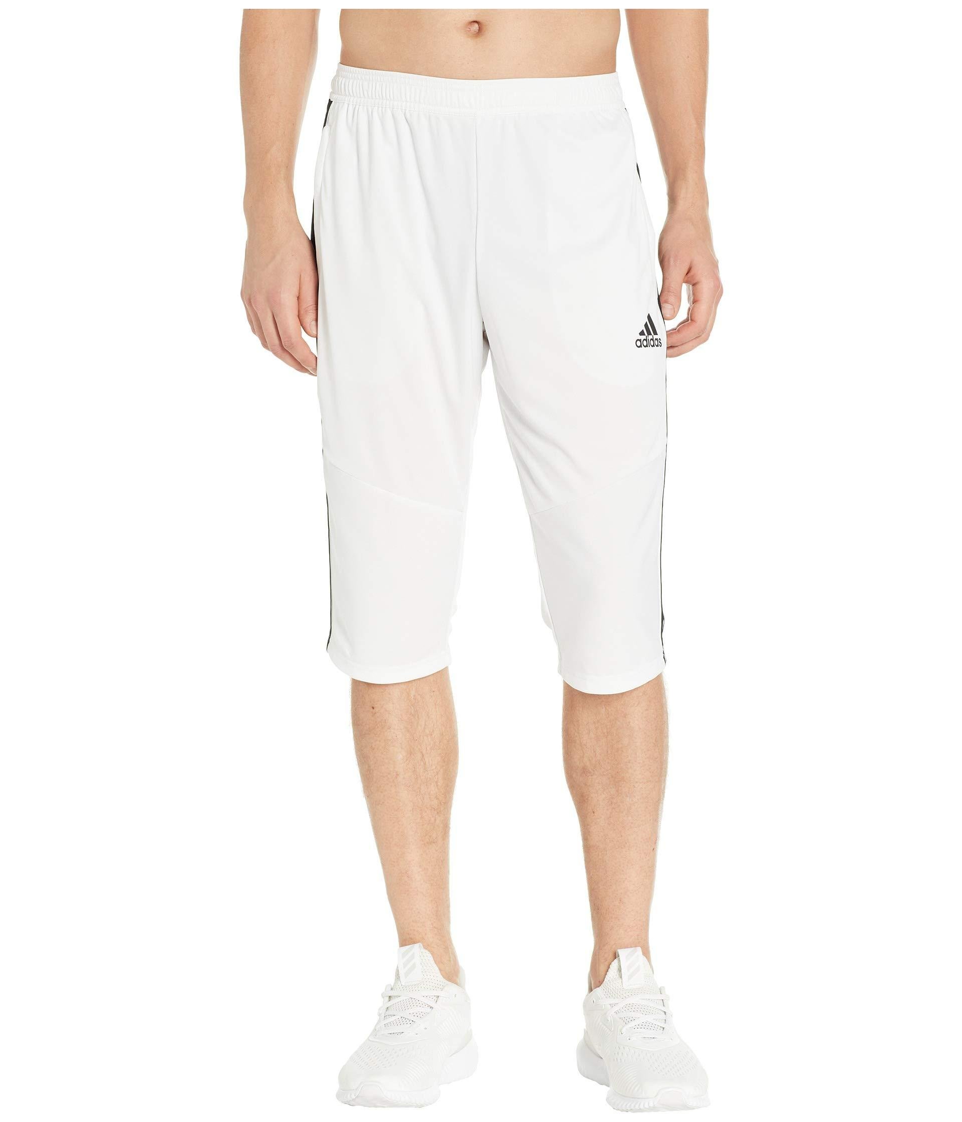 adidas Synthetic Tiro 3/4 Pants (black/reflective Gold) Men's Clothing in  White for Men | Lyst