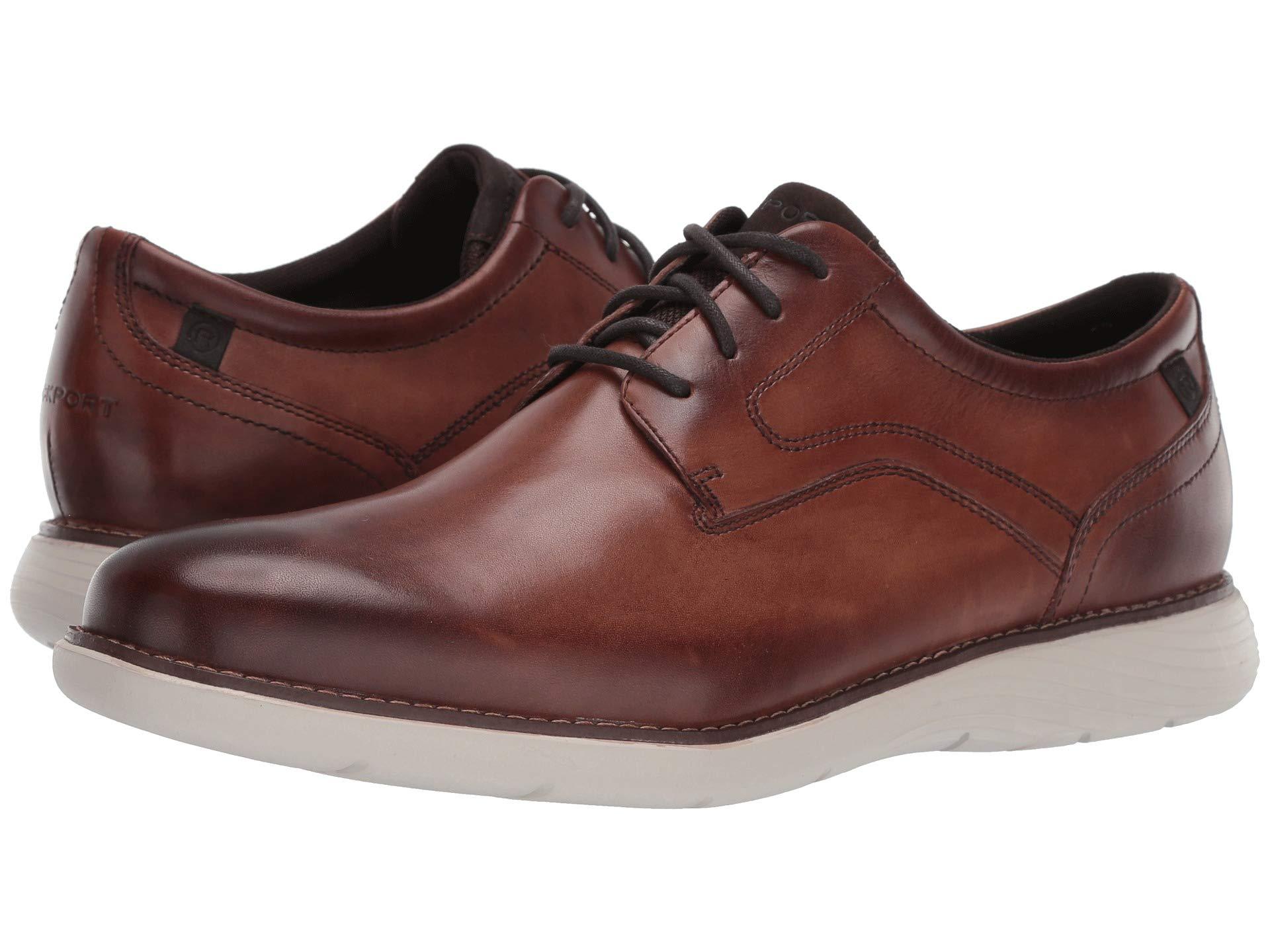 Rockport Leather Garett Plain Toe in Tan (Brown) for Men - Save 45% - Lyst