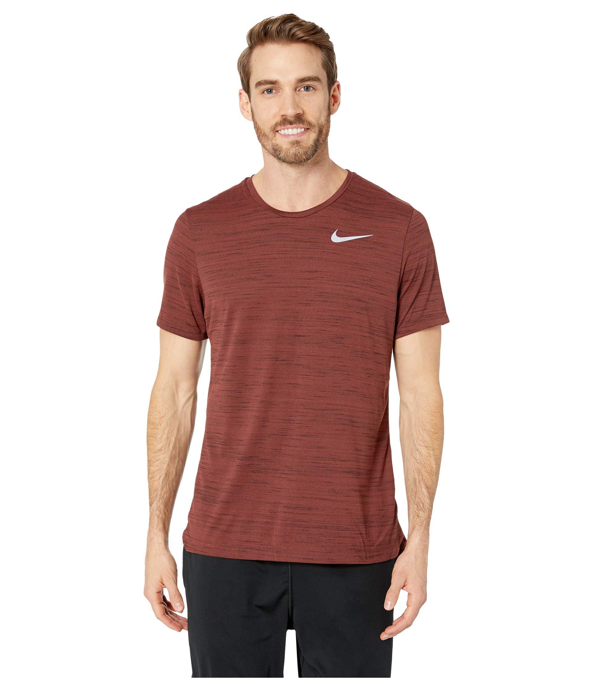 nike men's miler essential tee 2.0