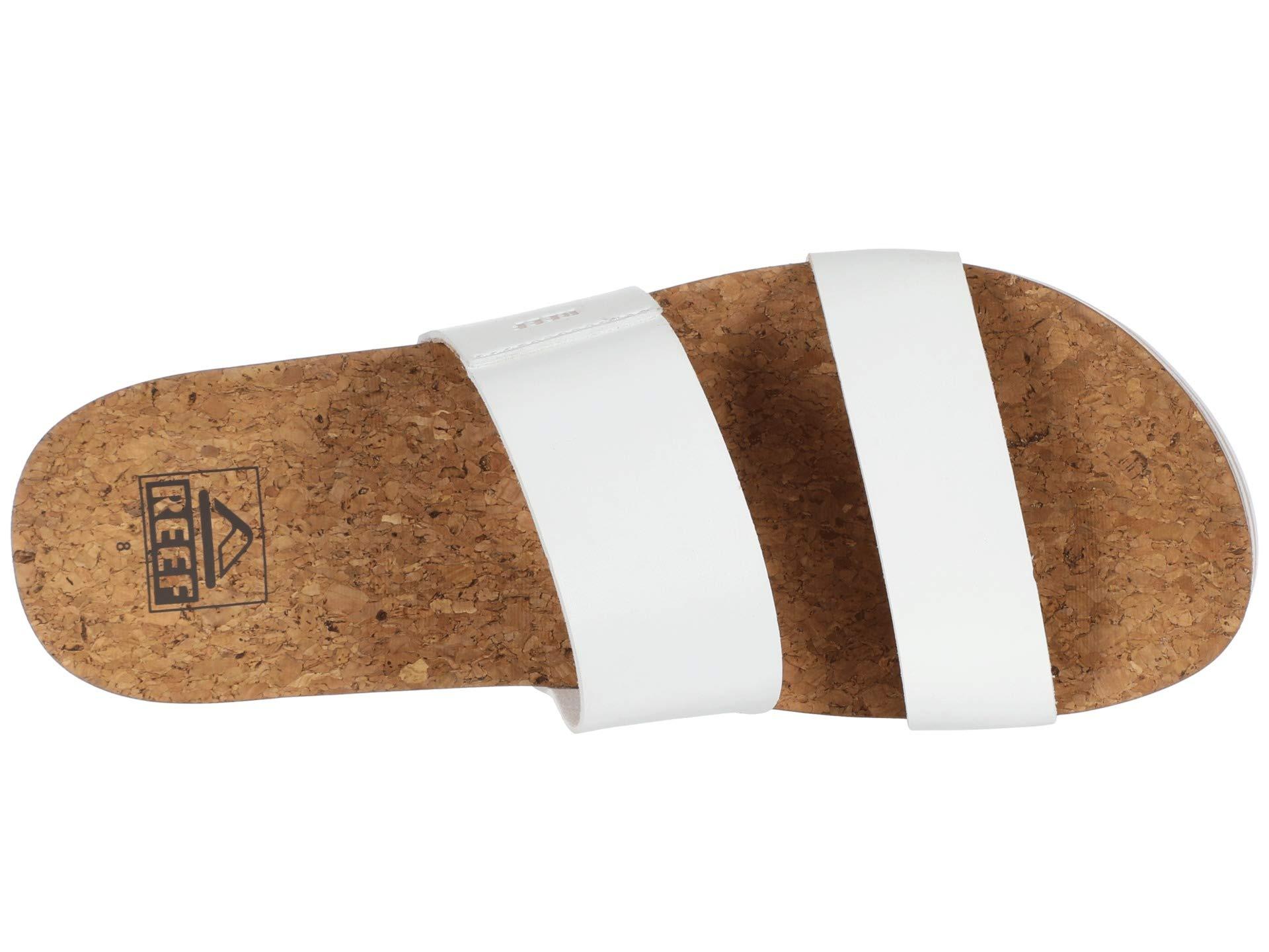 Reef Cushion Bounce Vista Hi Sandal in White - Lyst