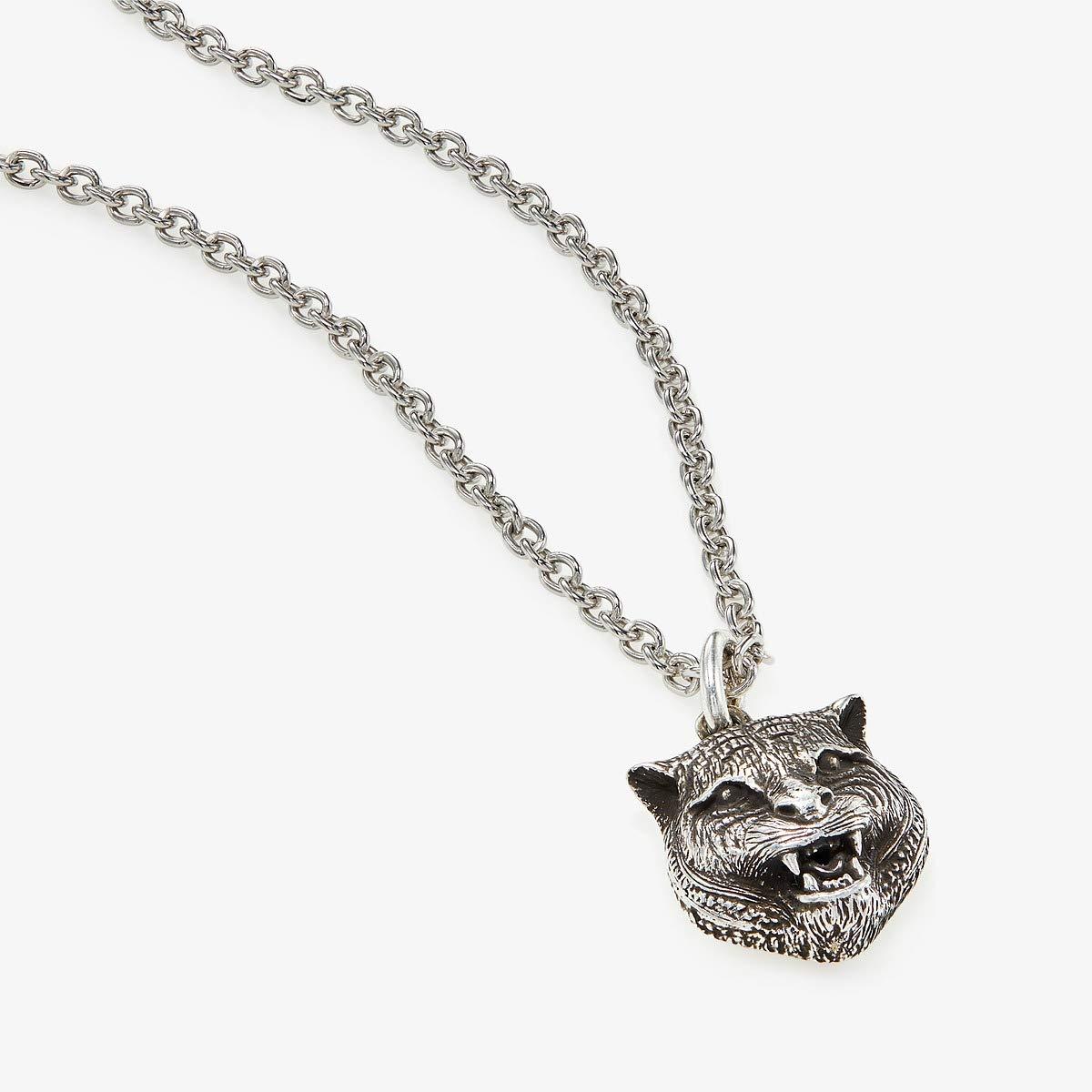 gucci feline necklace