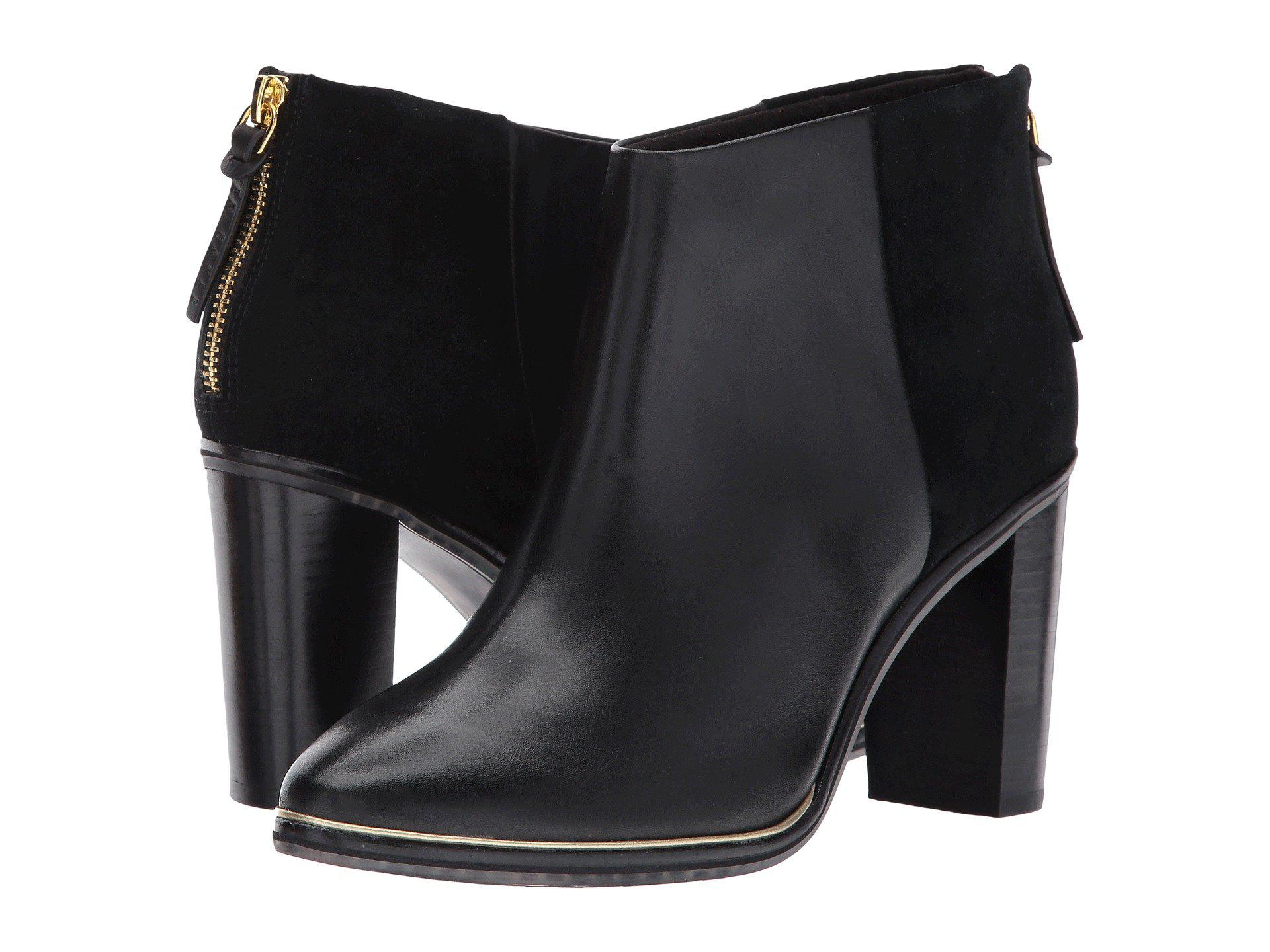 Ted Baker Leather Azaila Boot in Black 