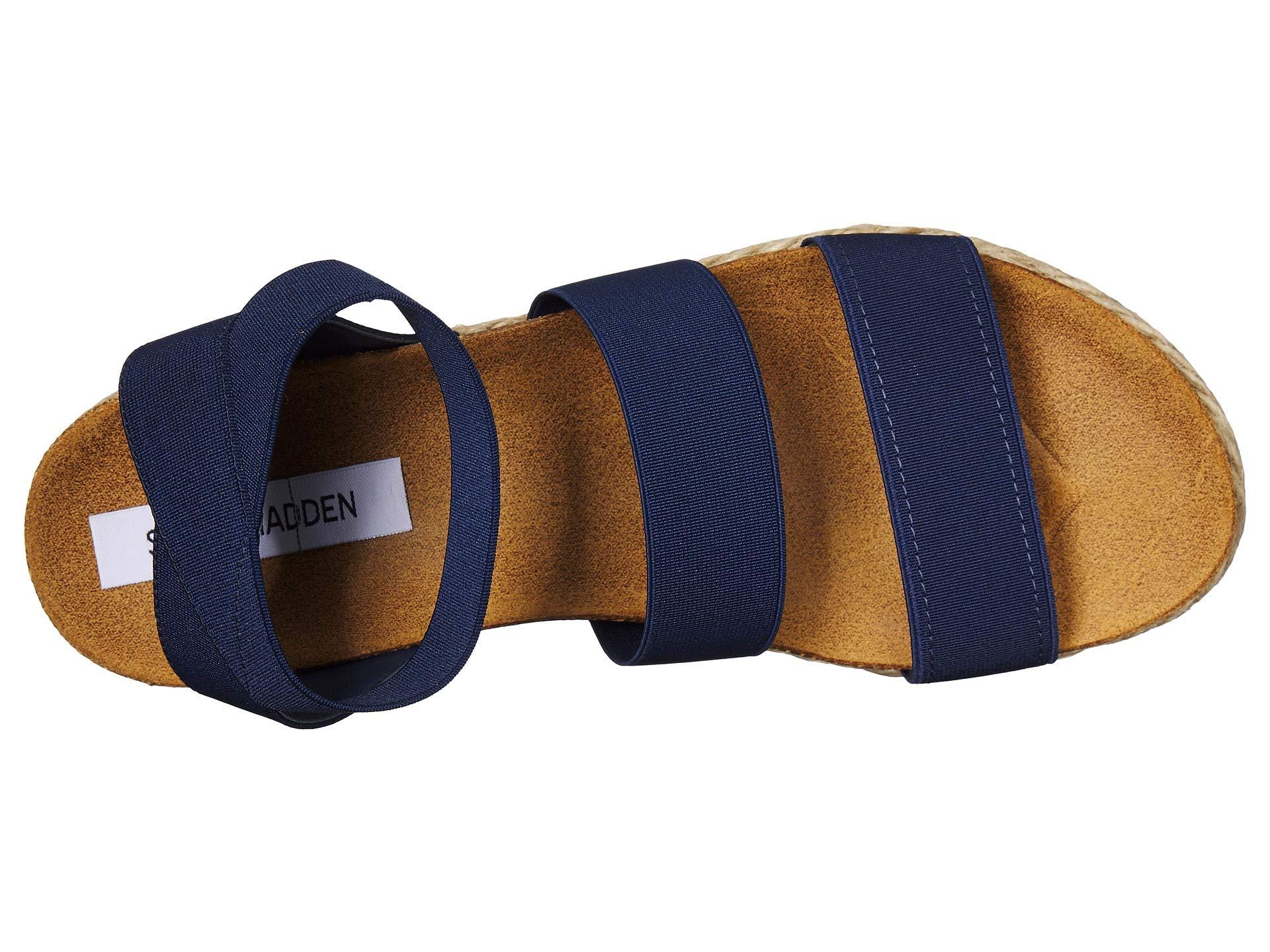 Steve Madden Suede Kimmie Espadrille Sandal in Navy (Blue) - Save 30% - Lyst