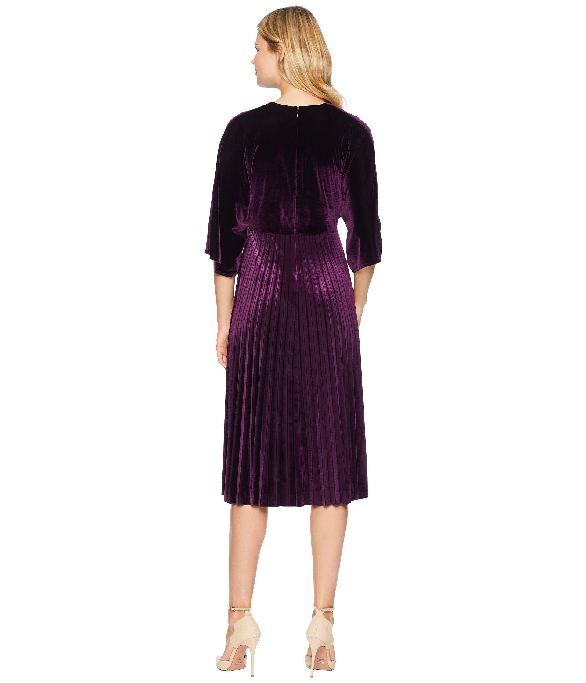 maggy london kimono pleated dress