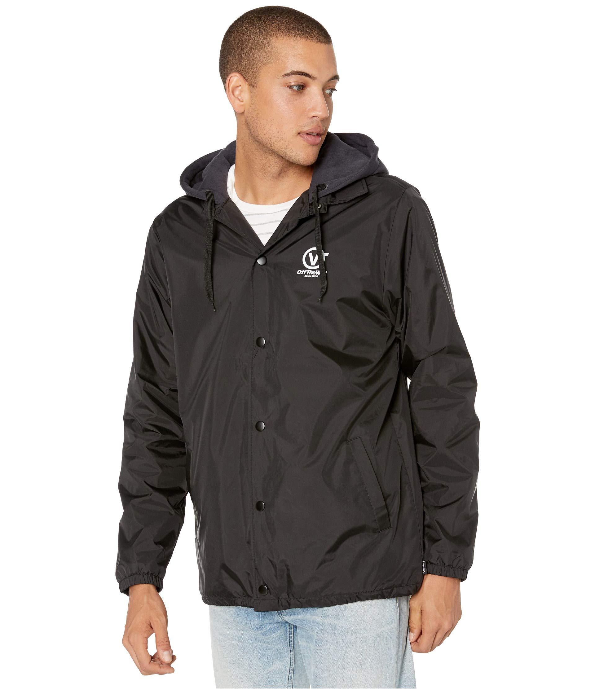 vans riley jacket black