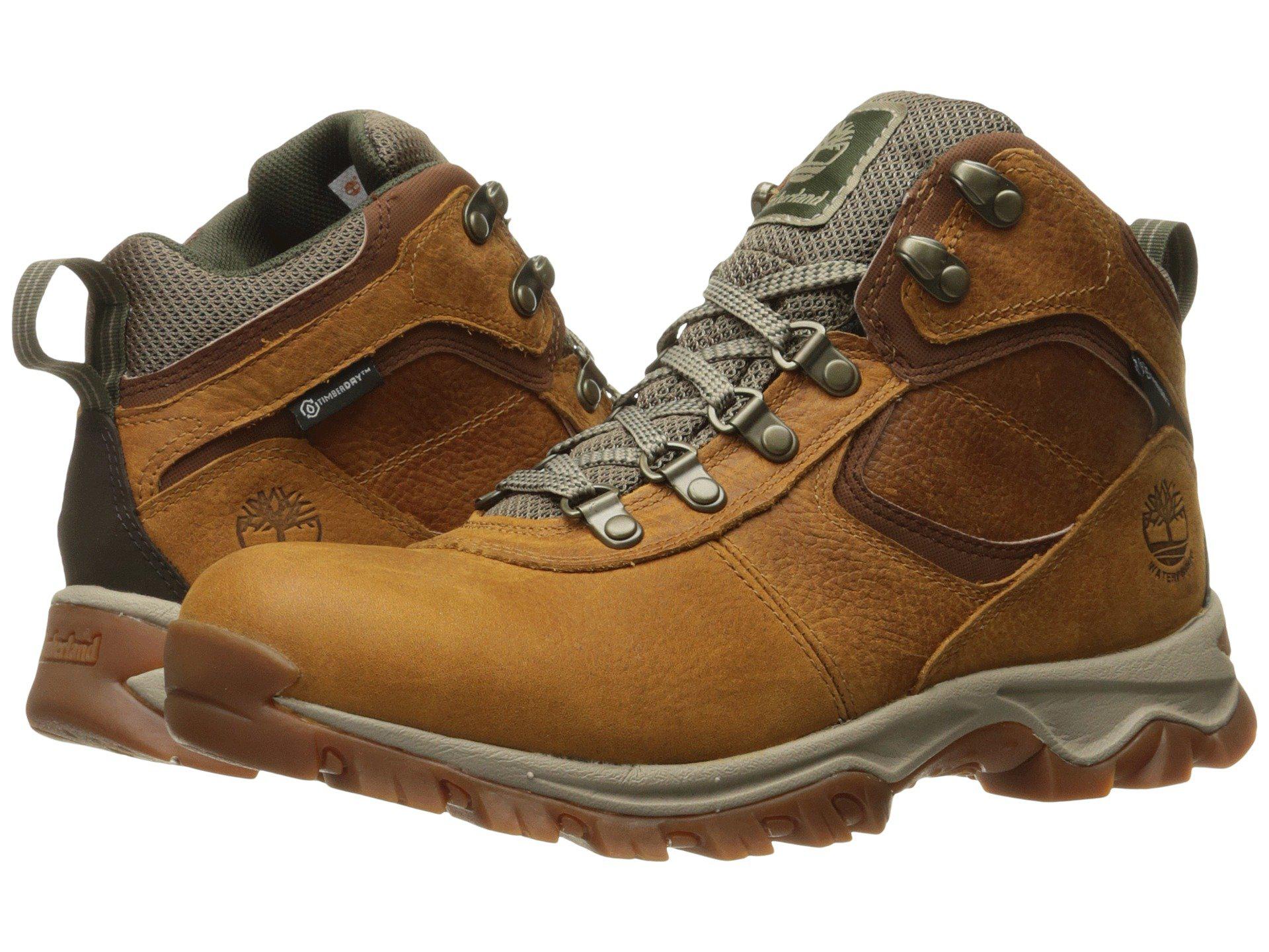 Timberland Mt. Maddsen Mid Leather Wp Hiking Boot in Brown for Men - Lyst