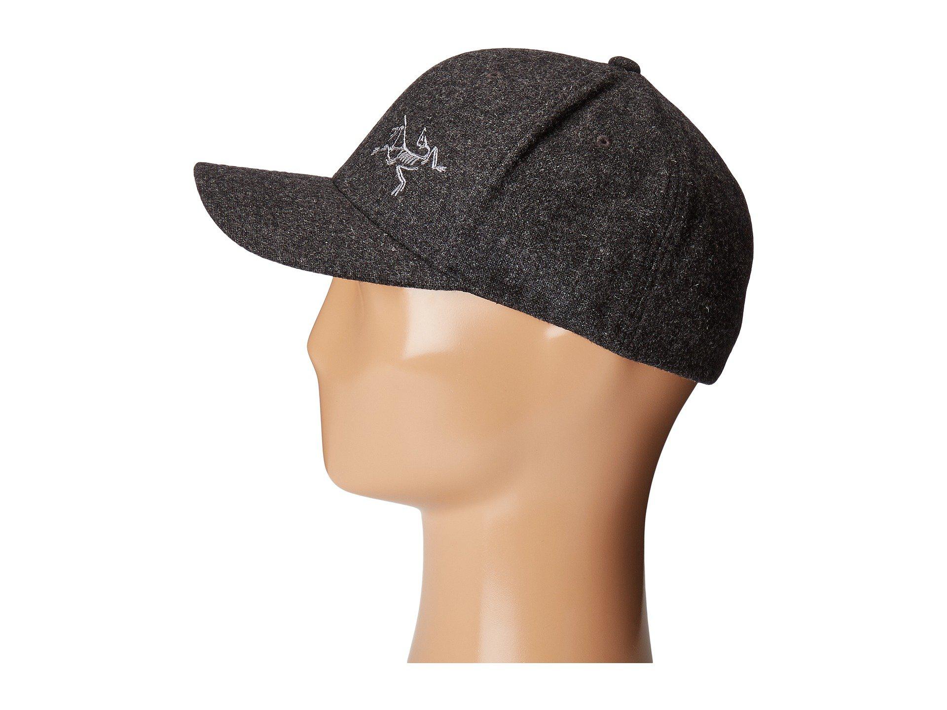 Arc'teryx Wool Ball Cap (heather Charcoal) Caps in Gray for Men | Lyst