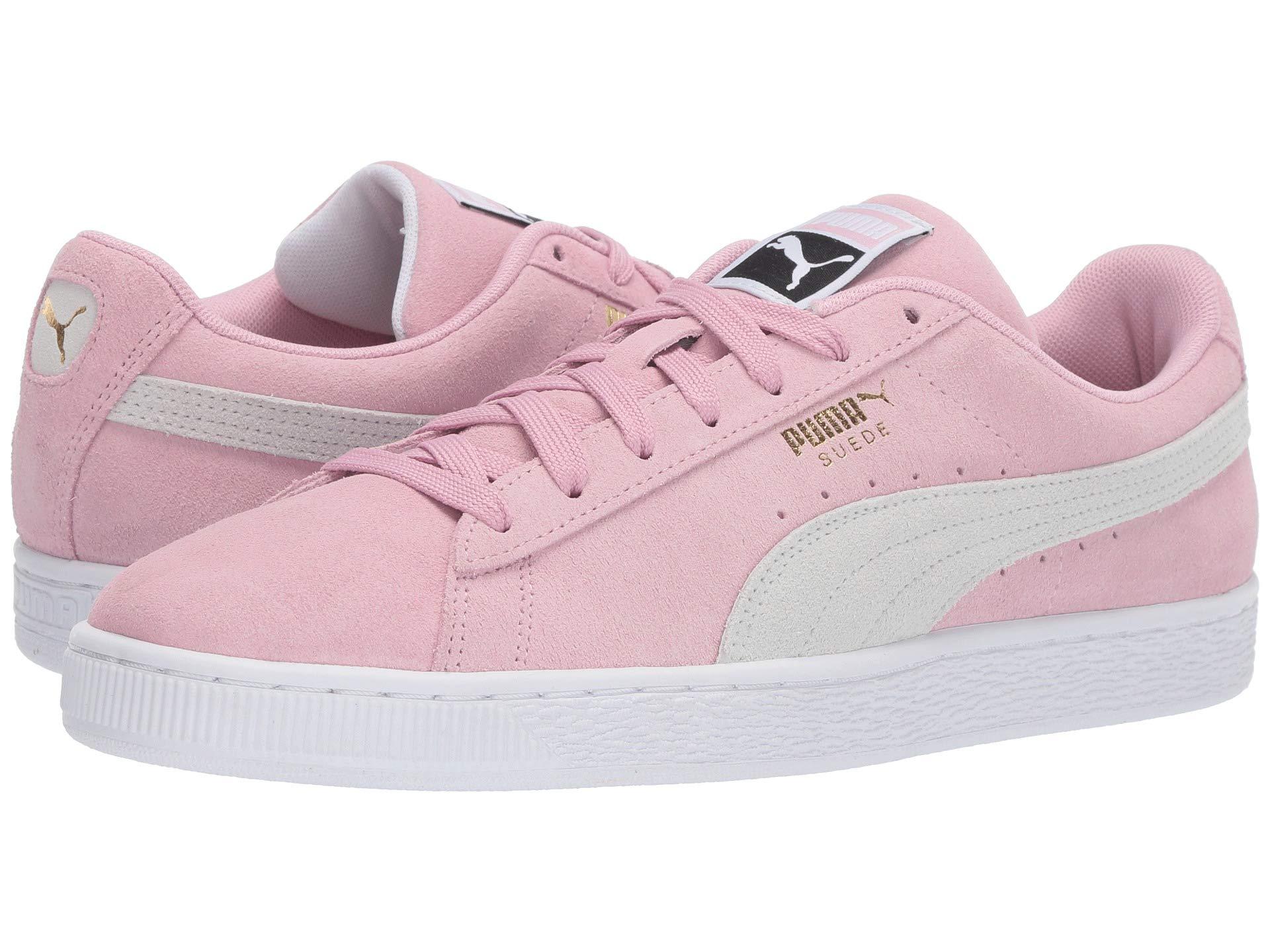 puma suede pastel pink