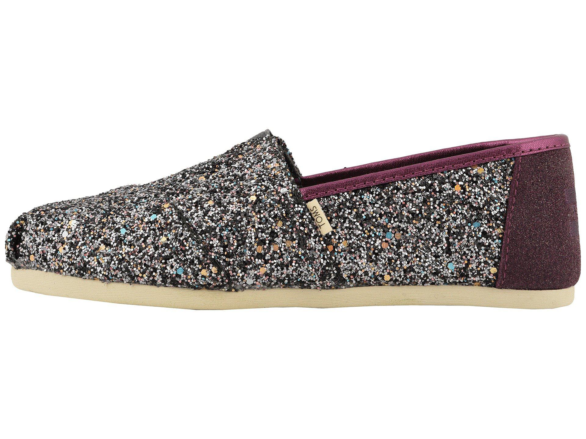 toms pewter party glitter