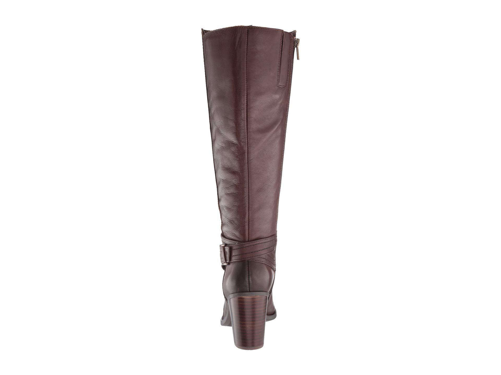 naturalizer kelsey wide calf riding boots