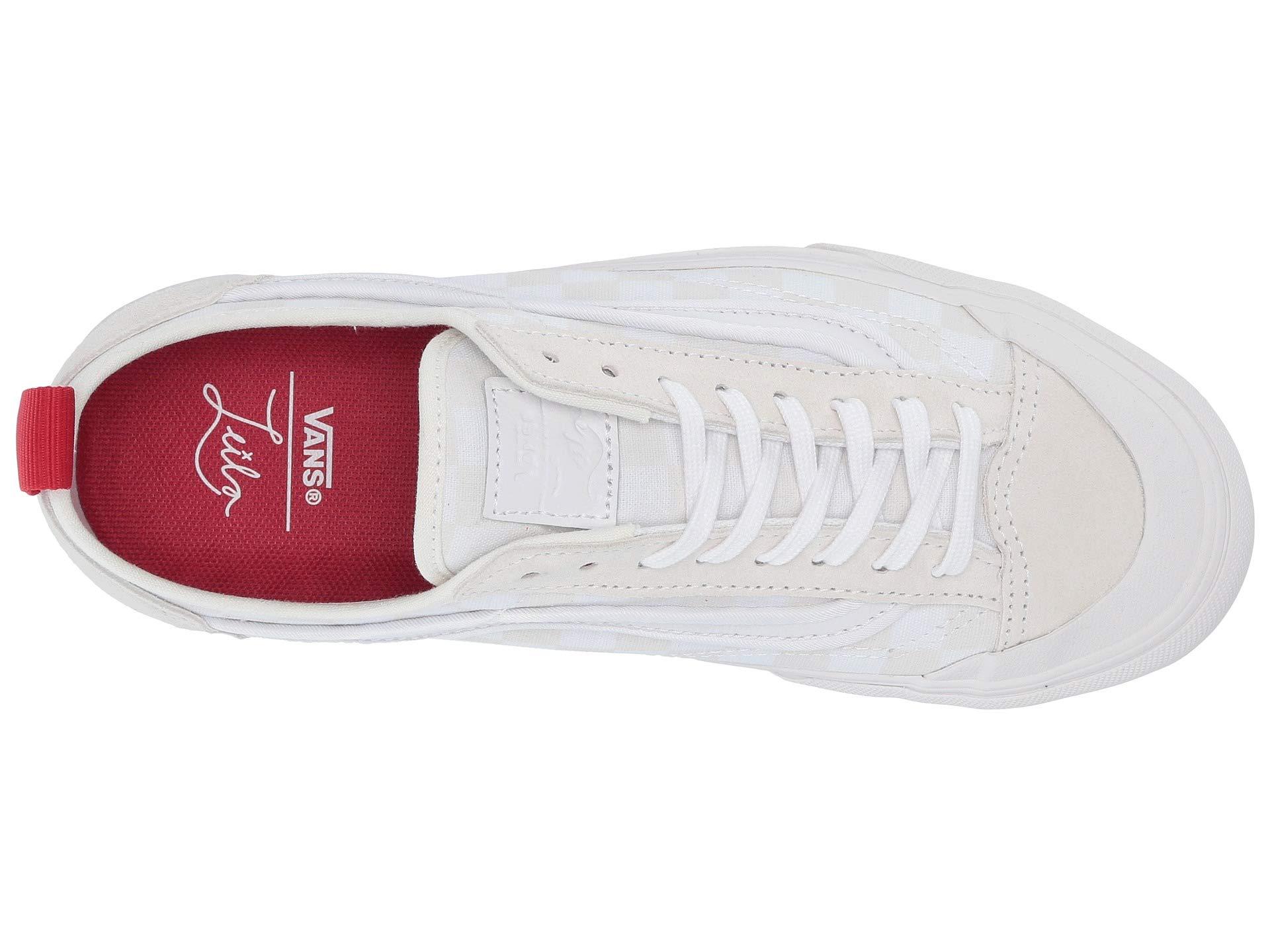 vans leila hurst decon style 36 white trainers