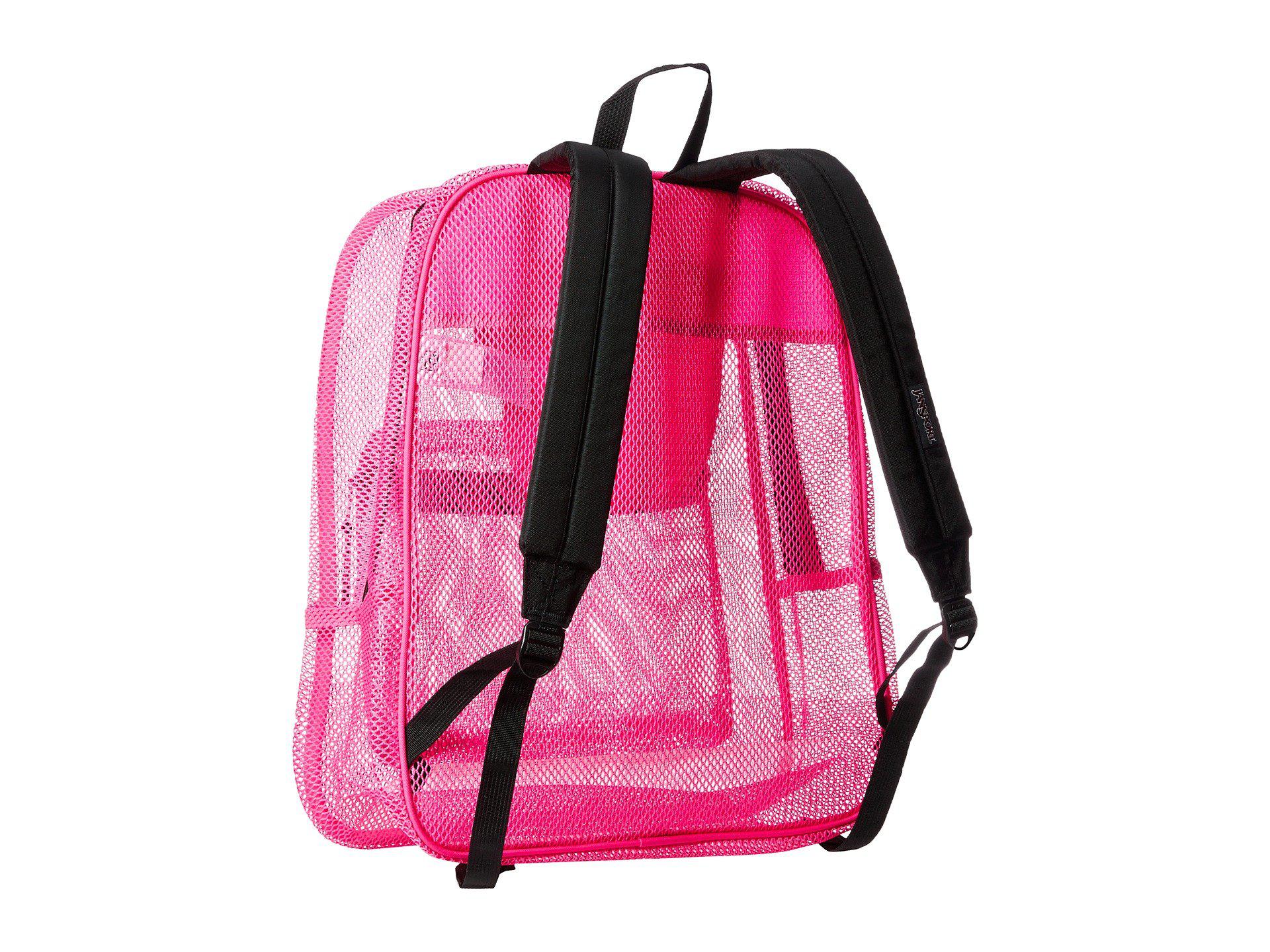 Jansport Synthetic Mesh Pack (ultra Pink) Backpack Bags - Lyst
