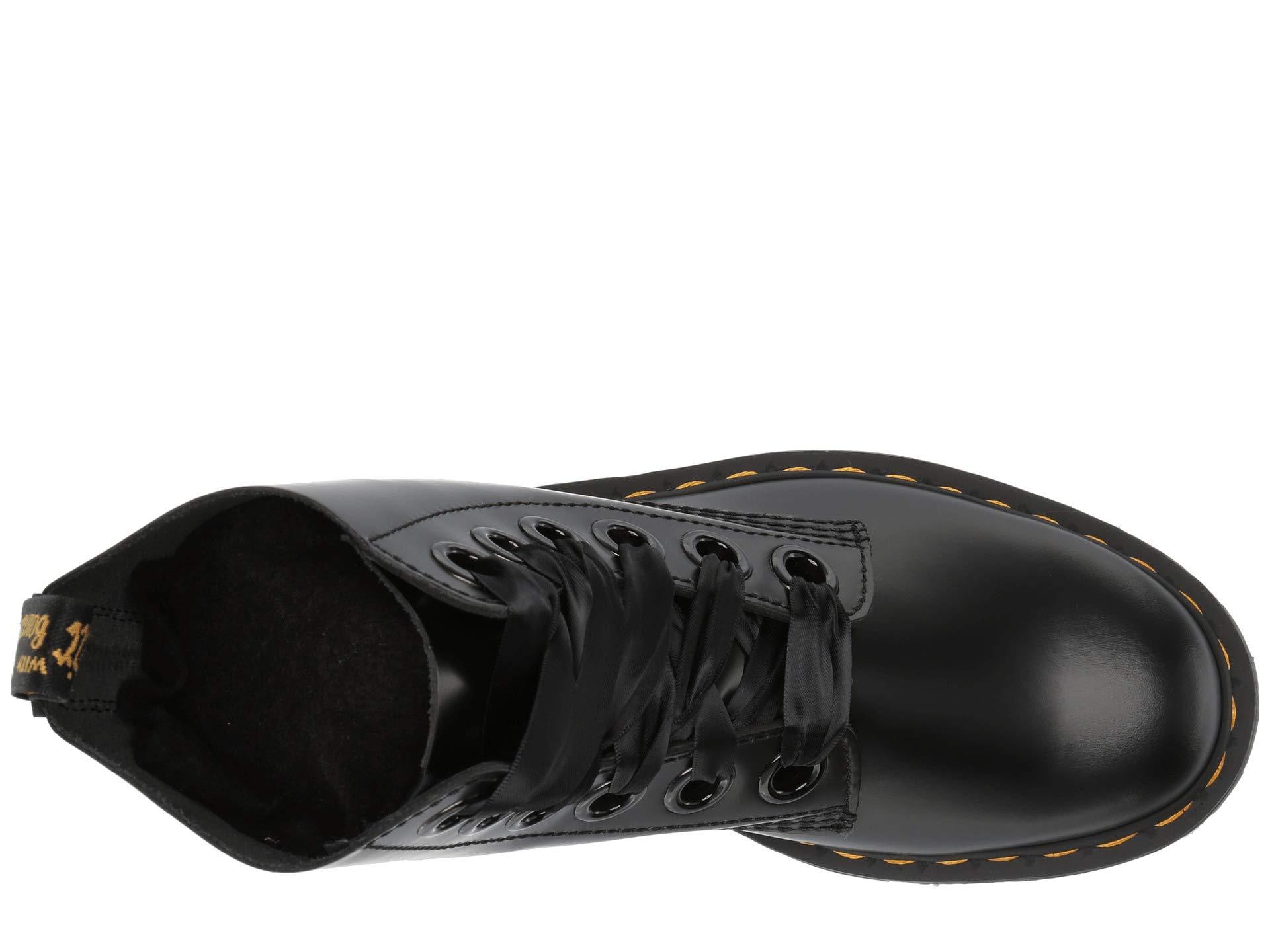 Dr. Martens Leather Molly Quad Retro in Black | Lyst
