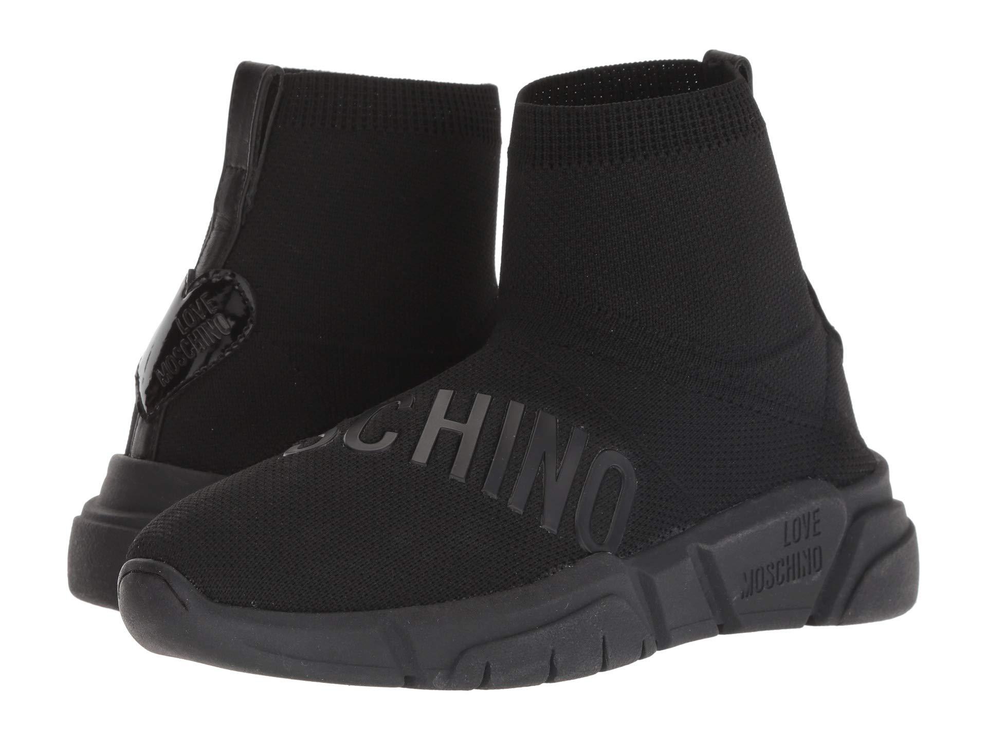 love moschino sock runner trainers